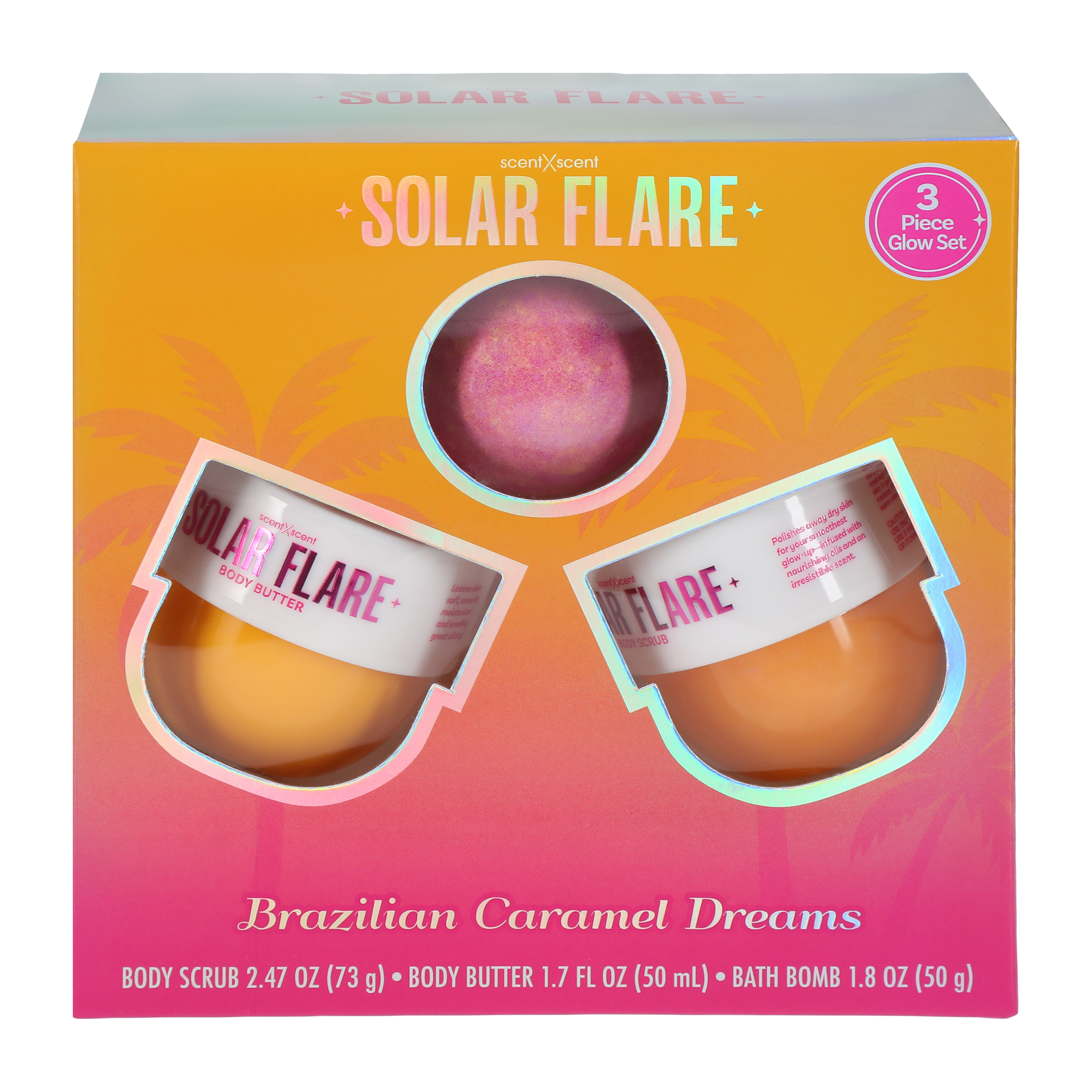 Solar Flare Brazilian Caramel Dreams Glow 3-Set