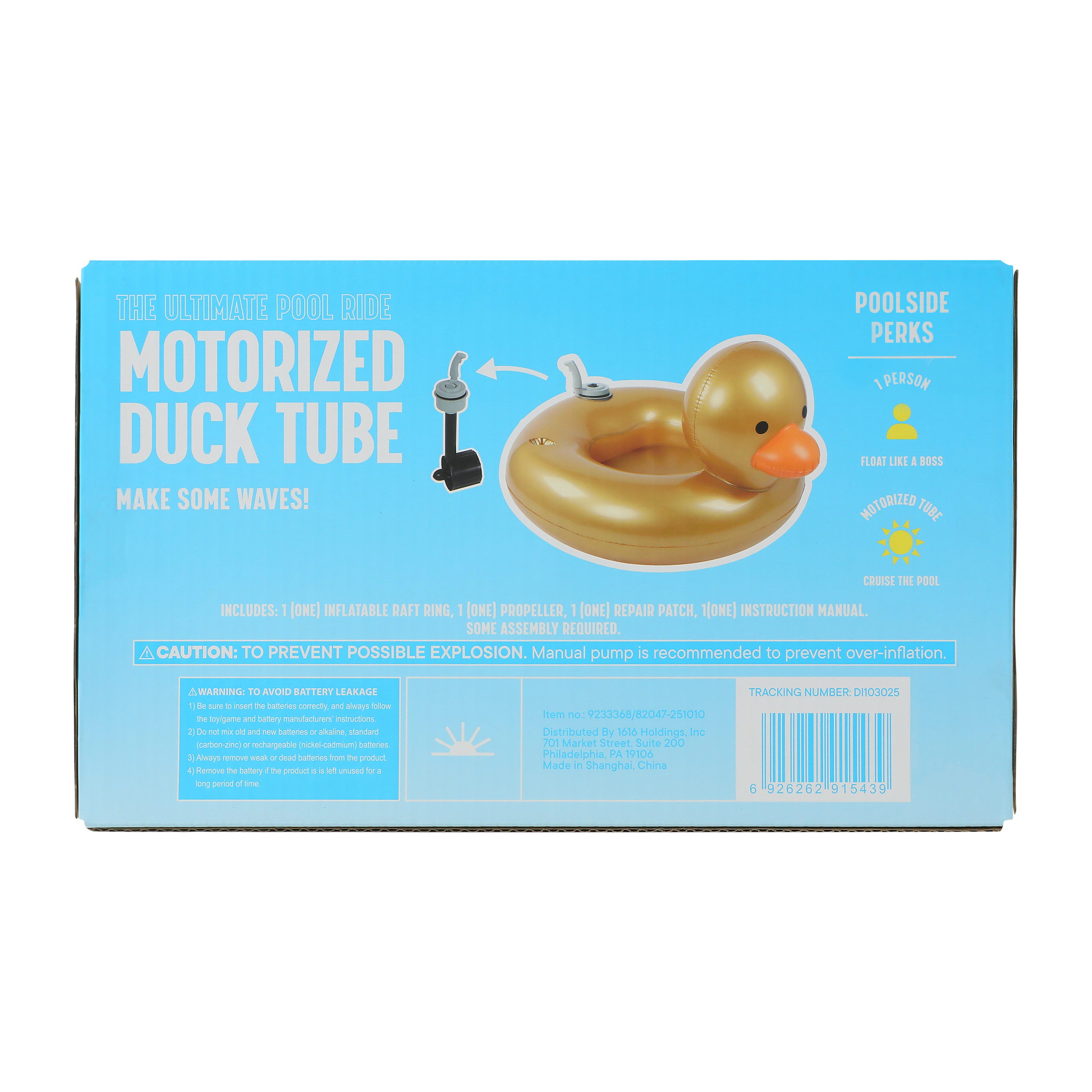 Motorized Raft Duck Tube