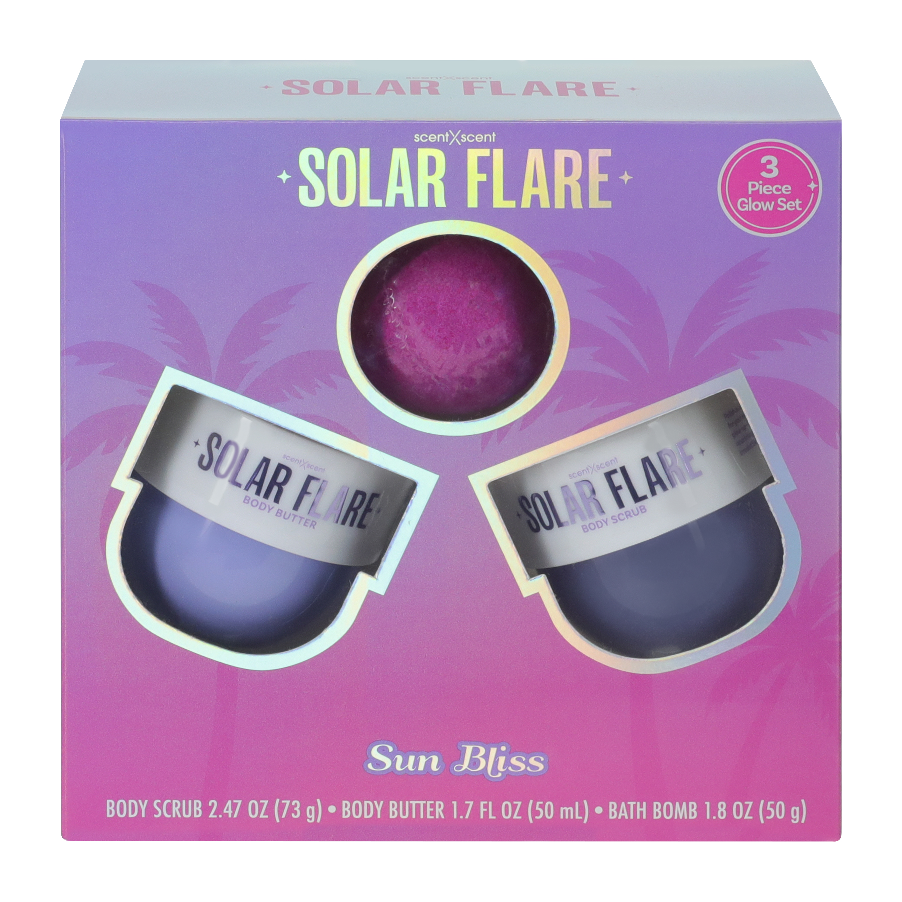 ScentXScent Solar Flare Sun Bliss Glow Set 3-Pack