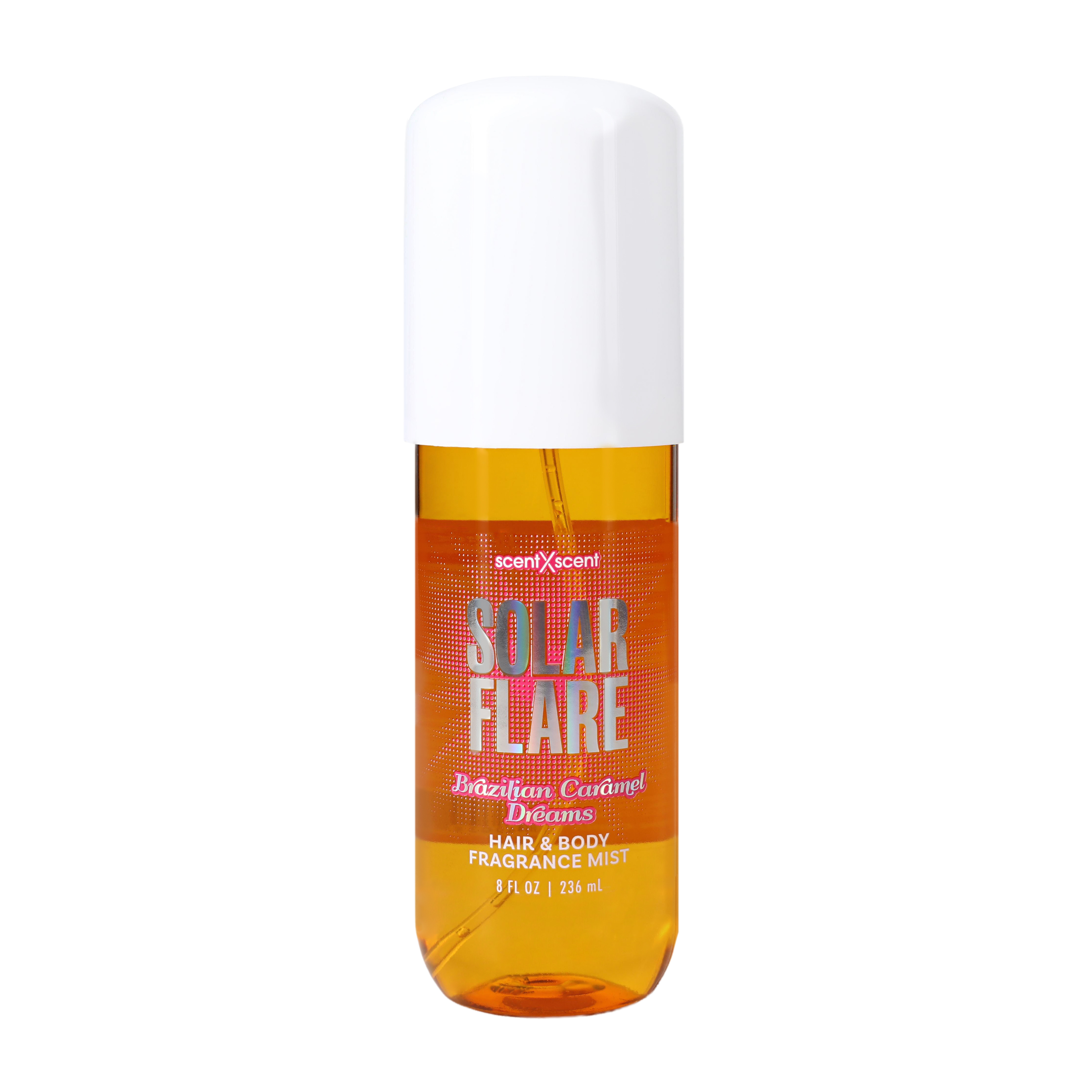 ScentXScent Solar Flare Brazilian Caramel Dreams Hair & Body Fragrance Mist 8oz