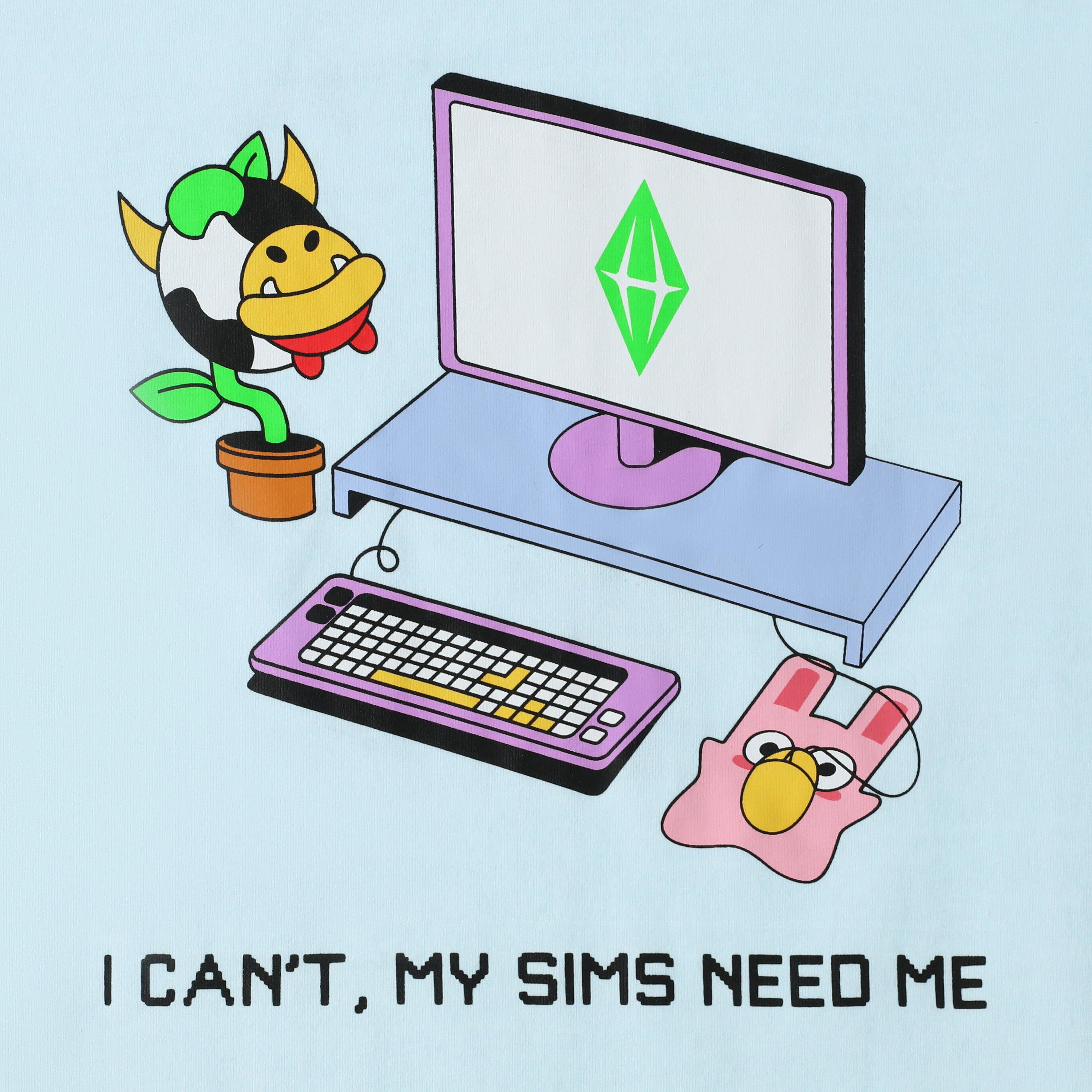 I Can't, The Sims Need Me Graphic Tee