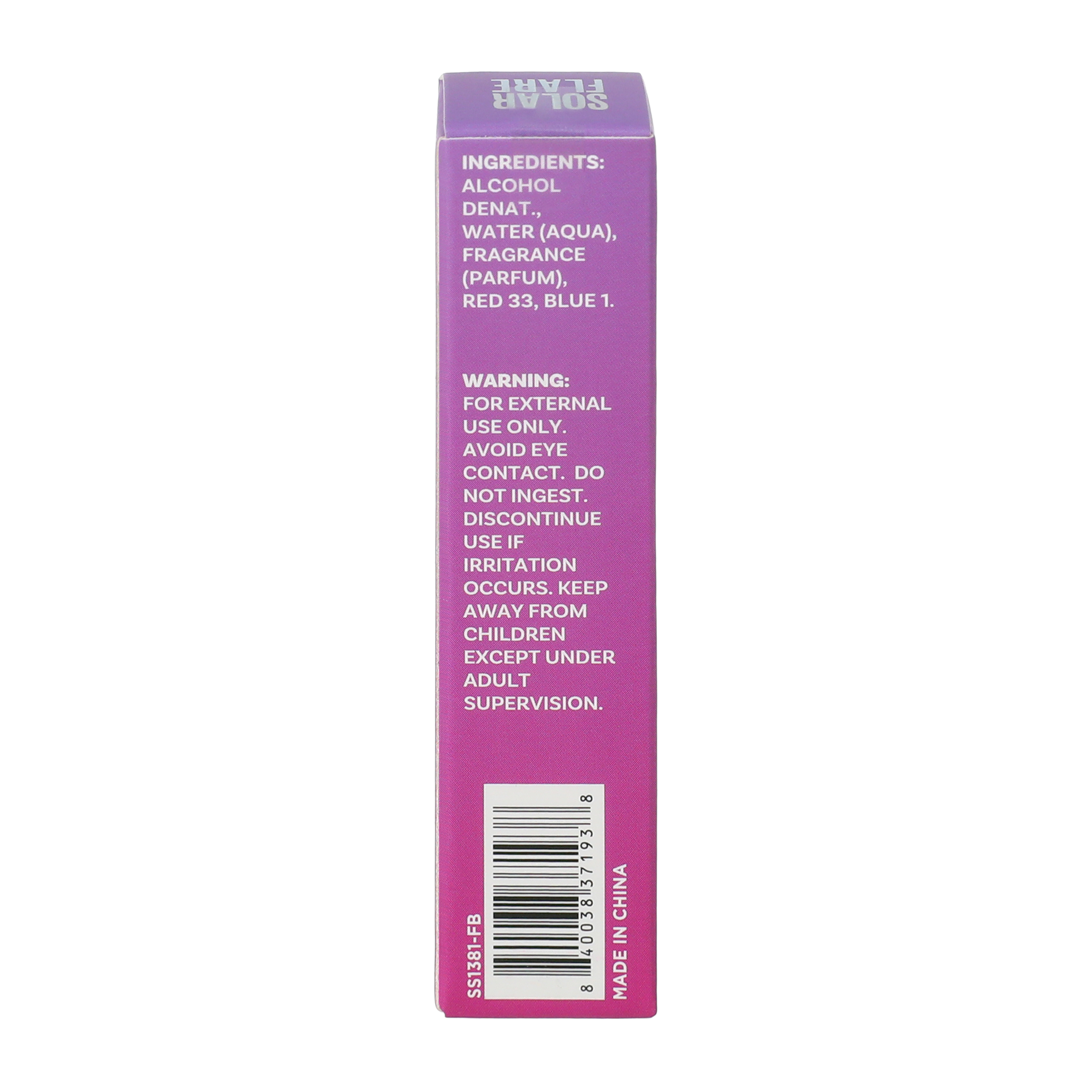 Solar Flare Sun Bliss Fragrance Rollerball 0.4oz