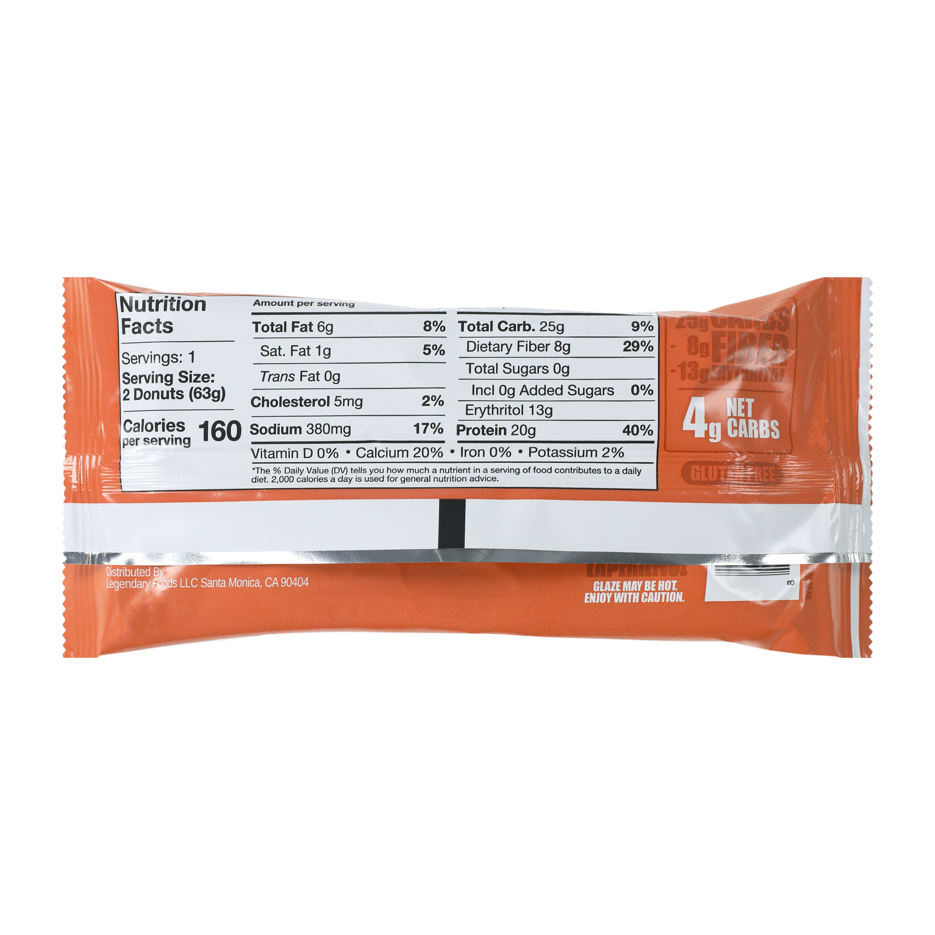 Legendary Foods™ Cinnamon Crumble Protein Donuts 2.5oz