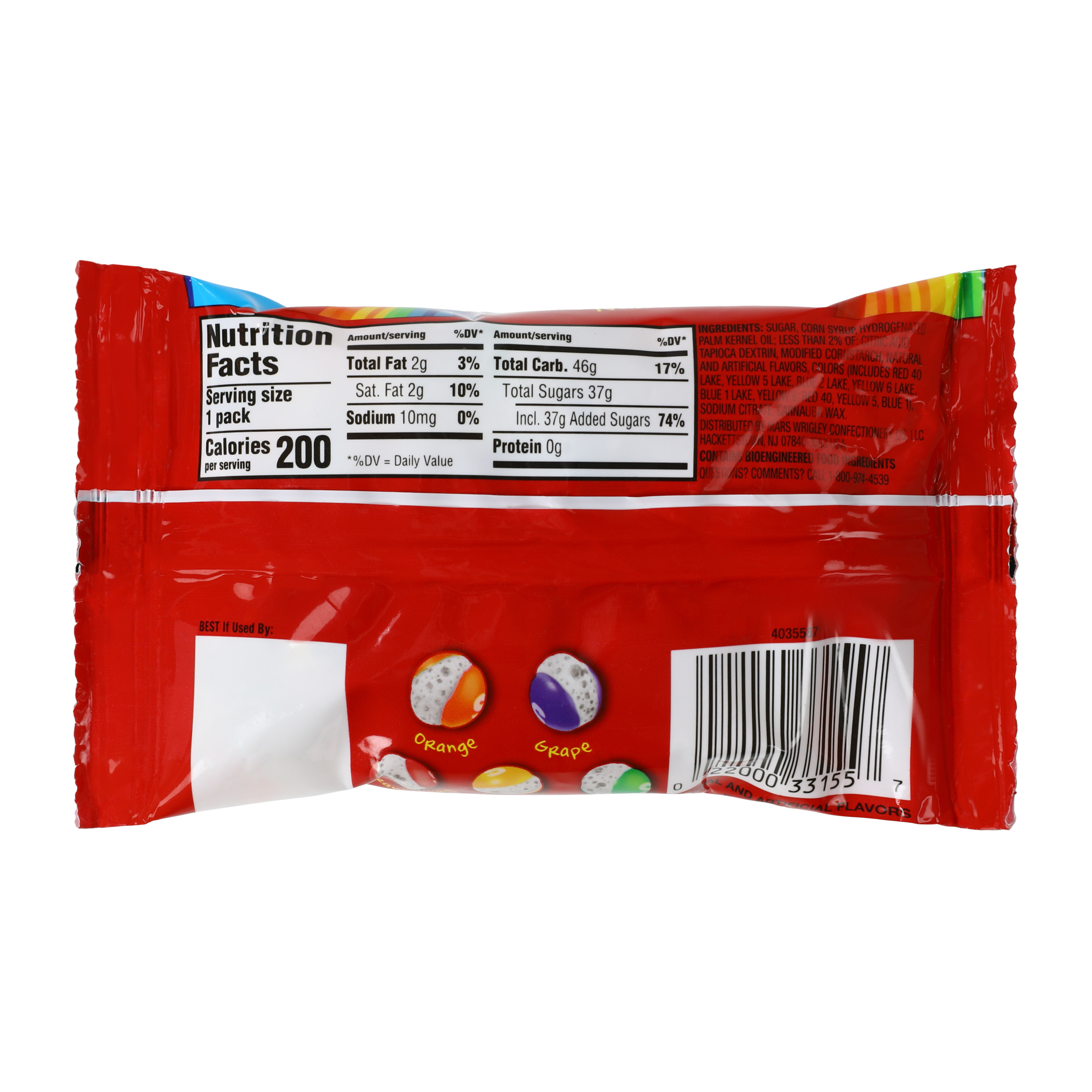 Skittles® Original Pop'd Freeze Dried Share Sized Candy 1.78oz