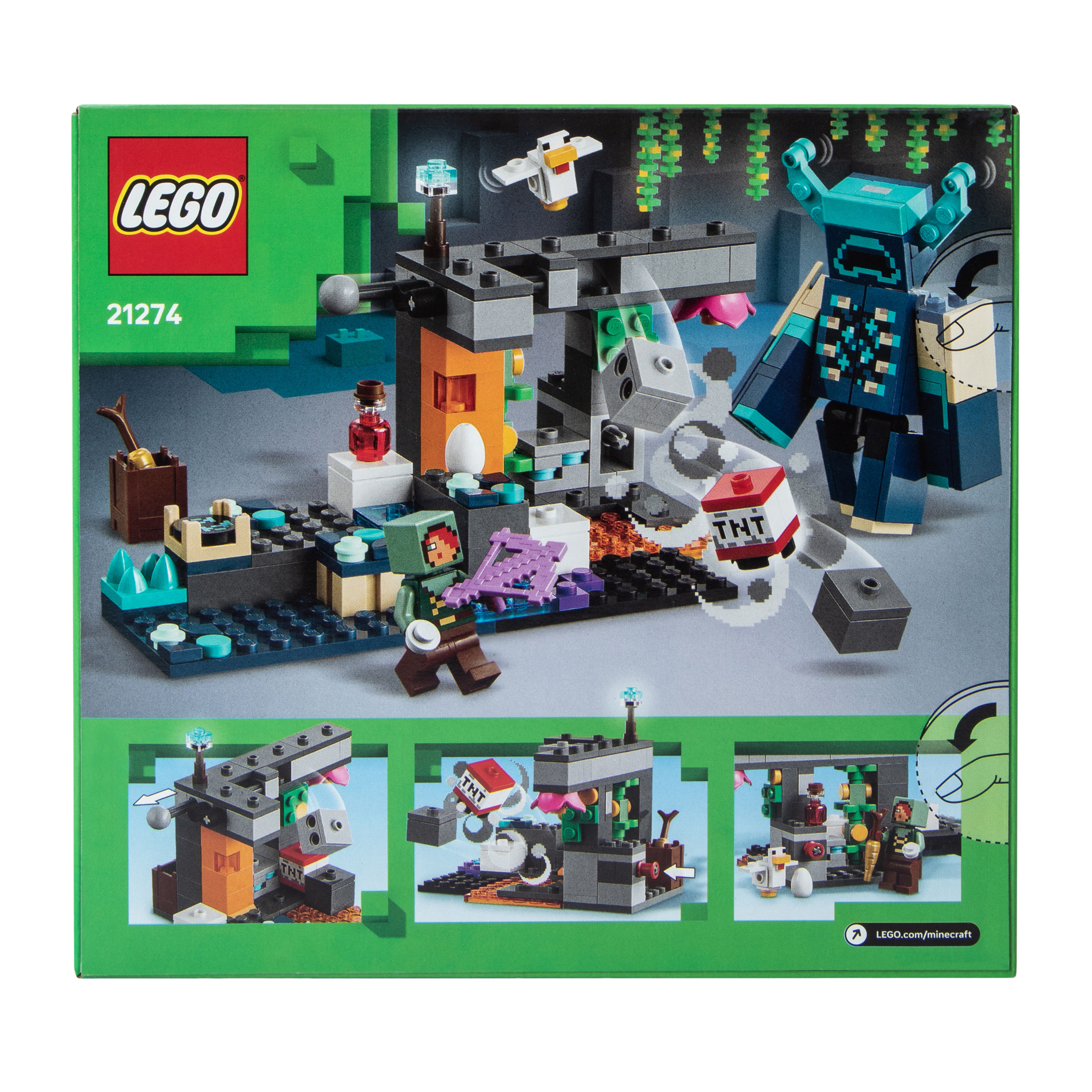 LEGO® Minecraft The Warden Encounter Building Toy