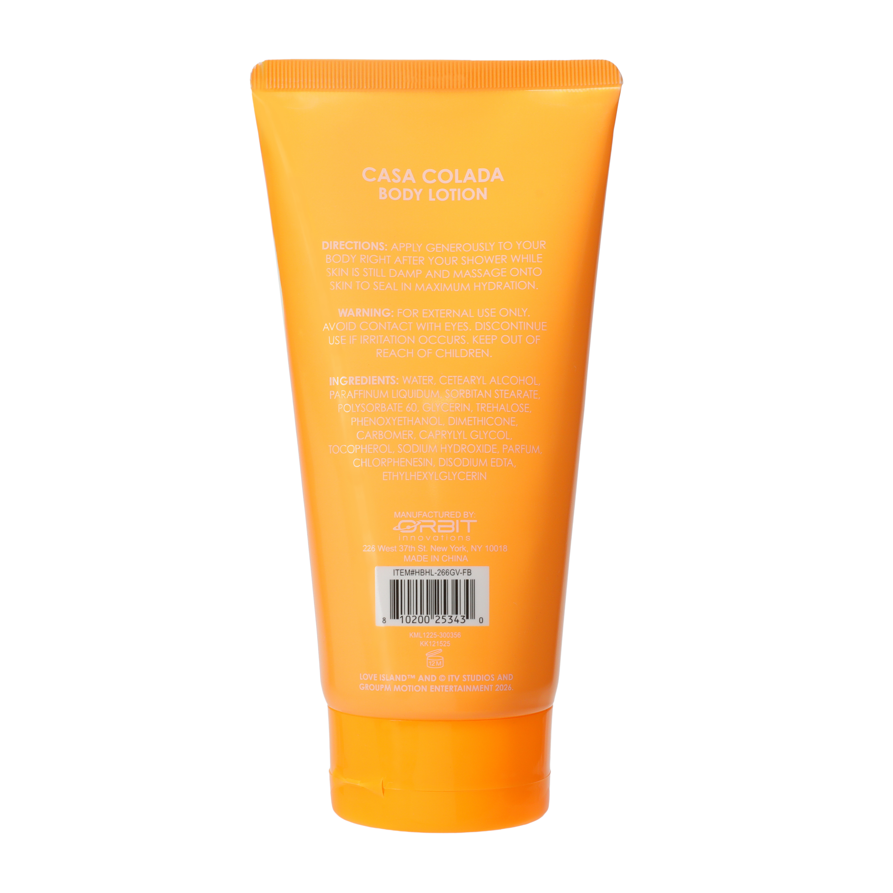 Love Island Body Lotion 10oz