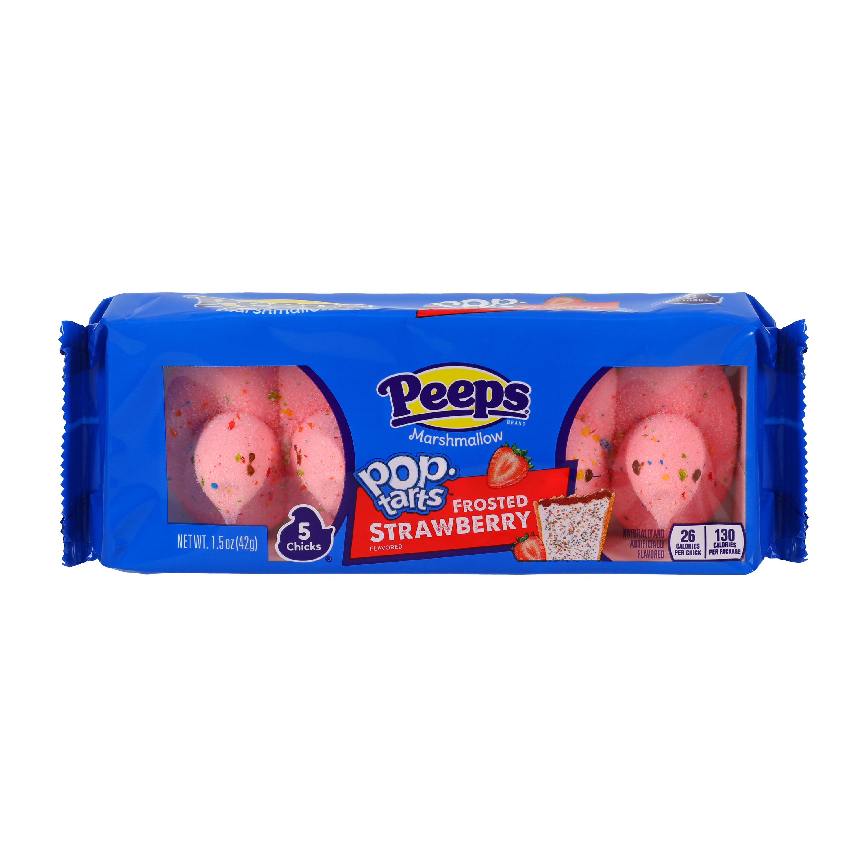 Peeps® Marshmallow Frosted Strawberry Pop-Tarts 5-Pack 1.5oz