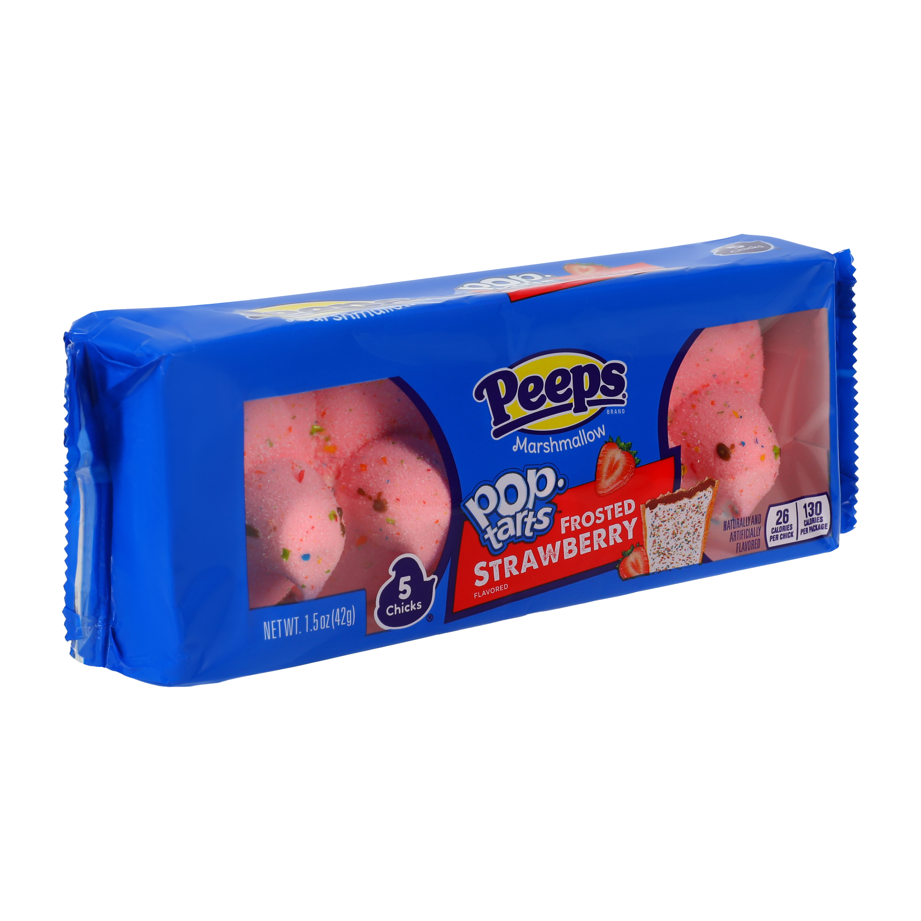 Peeps® Marshmallow Frosted Strawberry Pop-Tarts 5-Pack 1.5oz