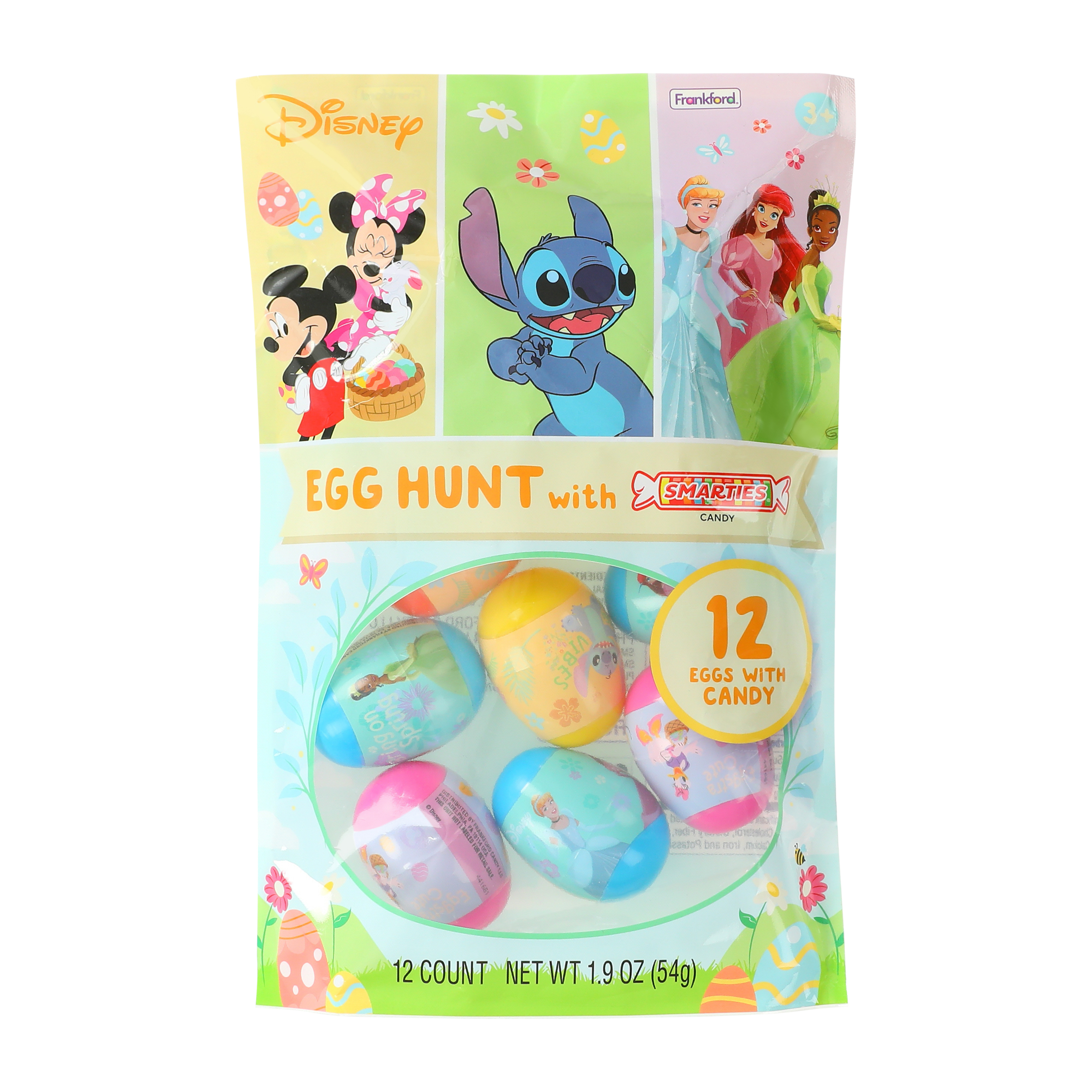 Disney Egg Hunt With Smarties Candy Set 12-Count