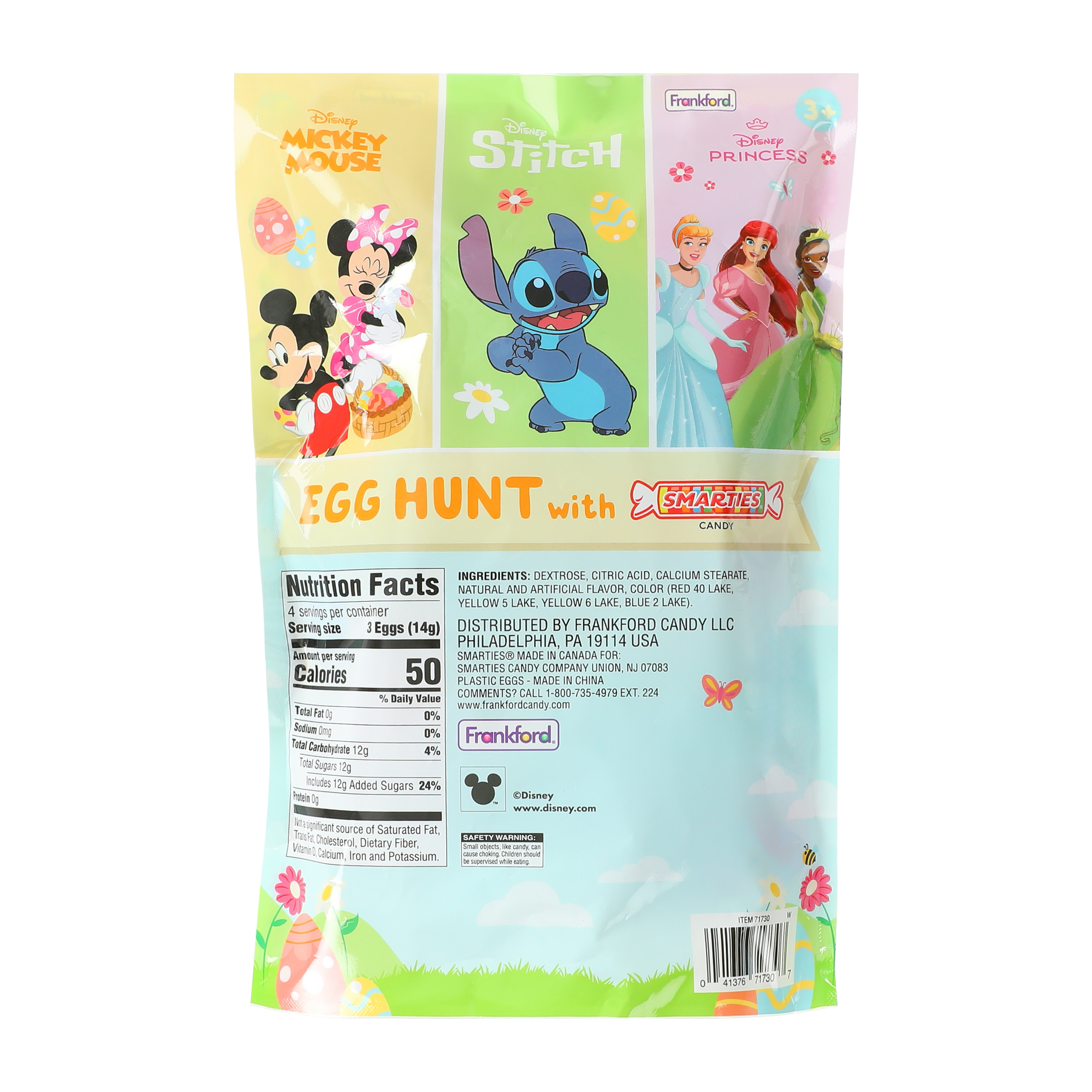 Disney Egg Hunt With Smarties Candy Set 12-Count