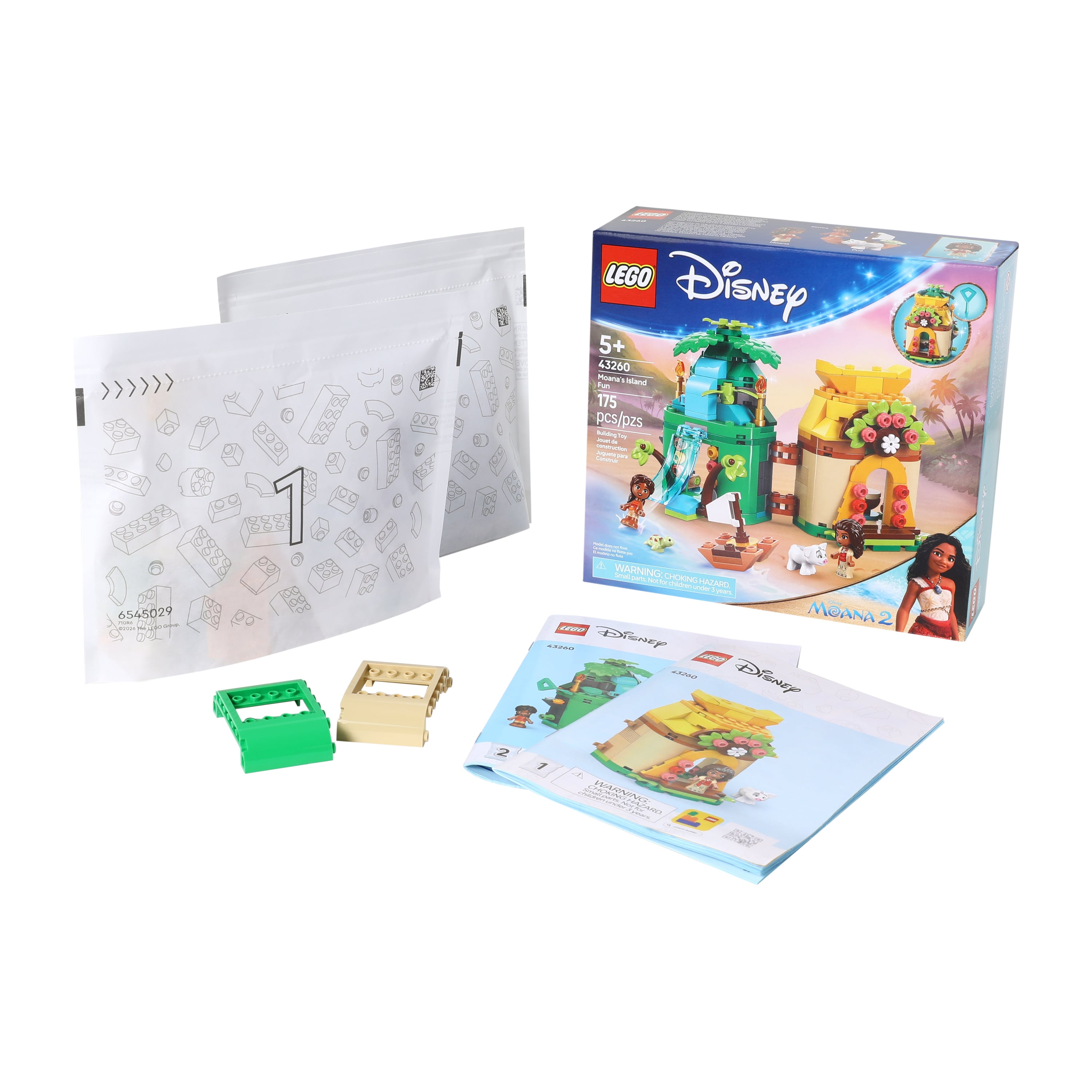 LEGO® Disney Moana 2 Moana's Island Fun Building Toy 175-Pieces