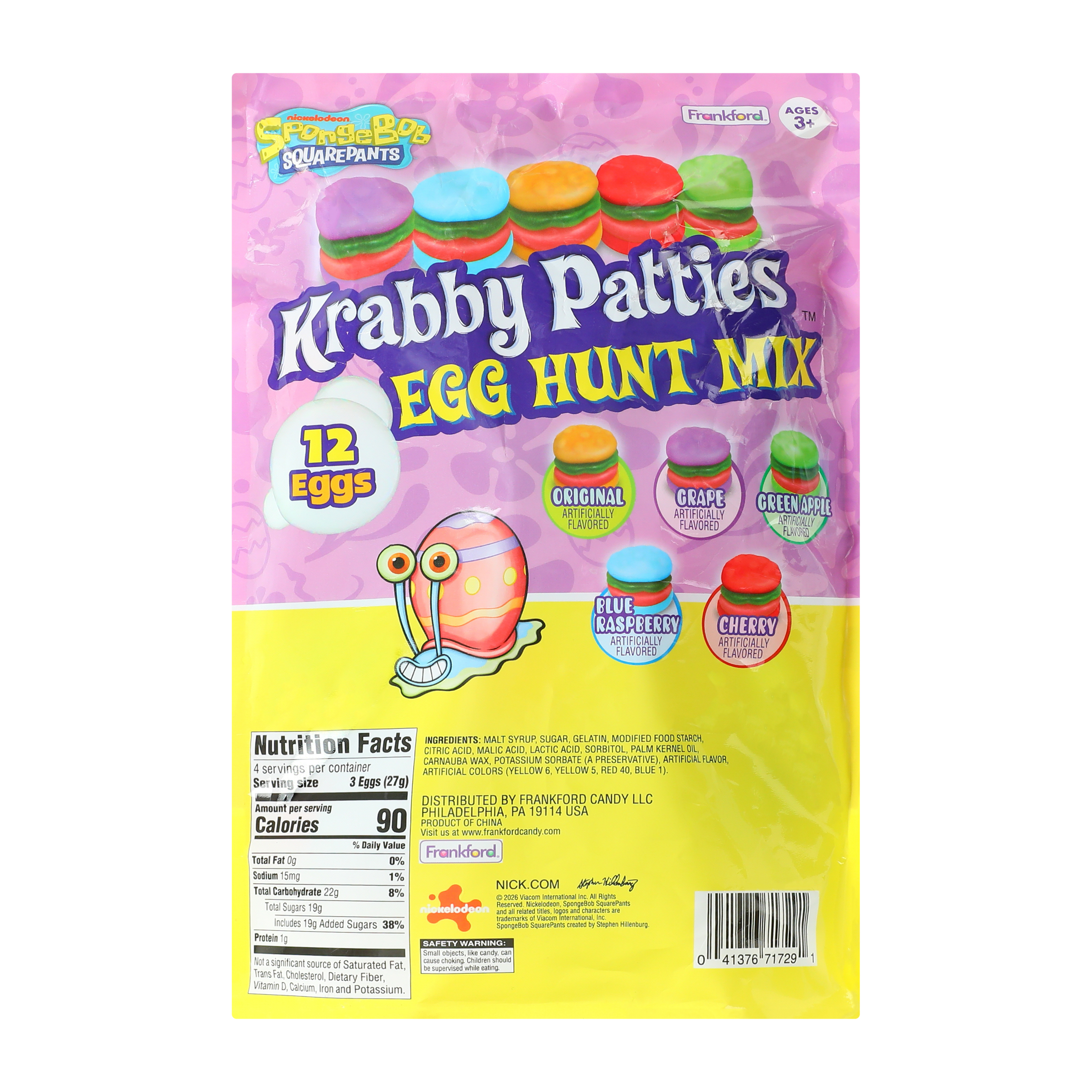 SpongeBob SquarePants™ Krabby Patties Easter Egg Hunt Mix 12-Pack
