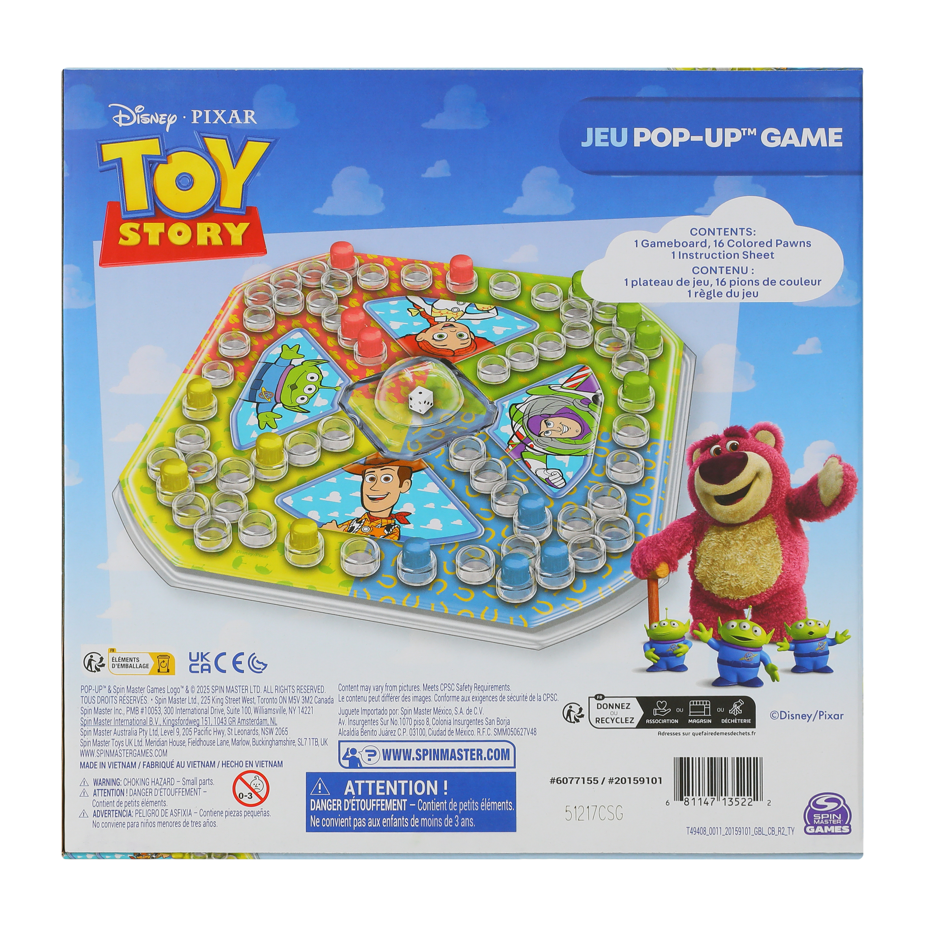 Disney PIXAR Toy Story Jeu Pop-Up™ Game