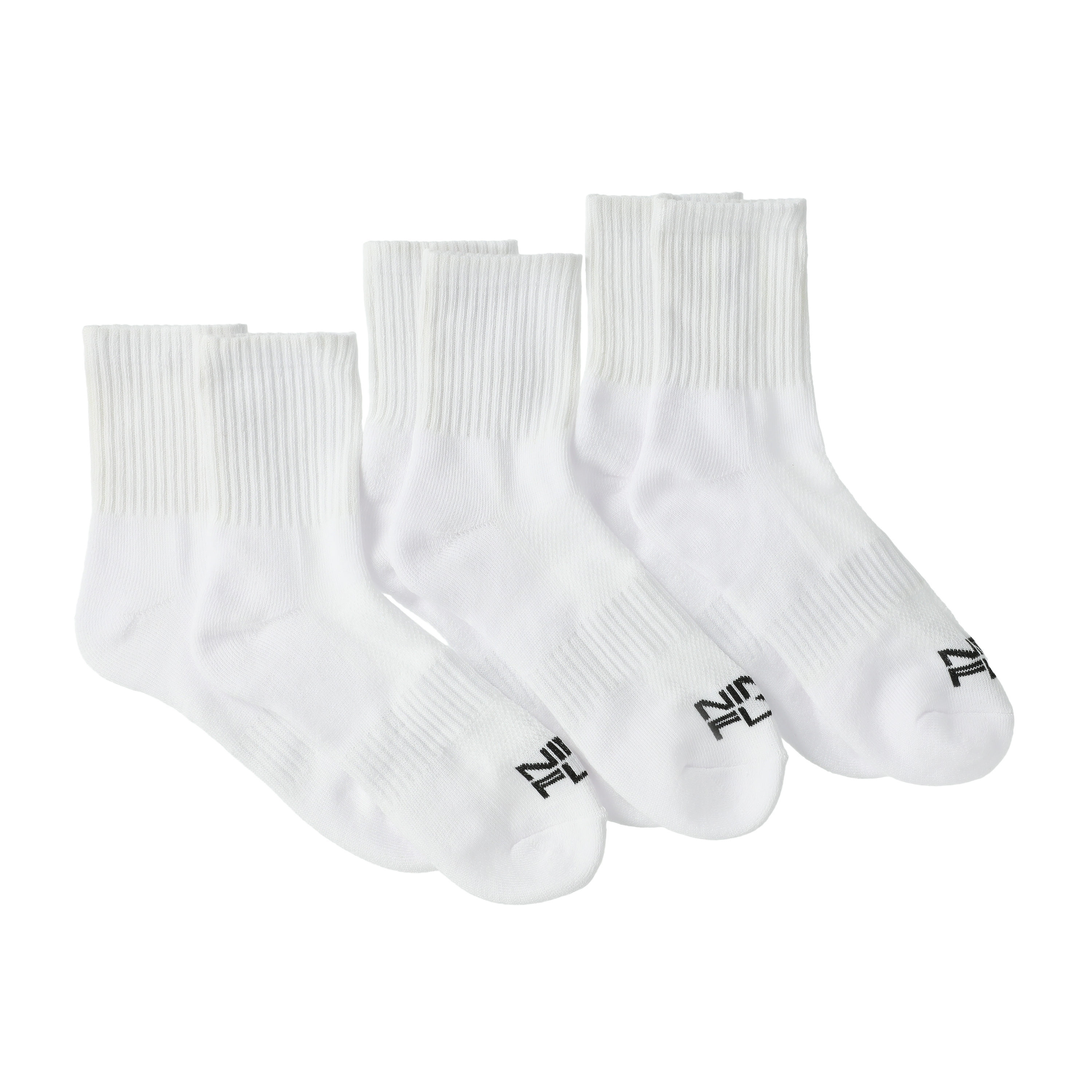Juniors Nine Fly Performance Shortie Crew Socks 3-Pairs