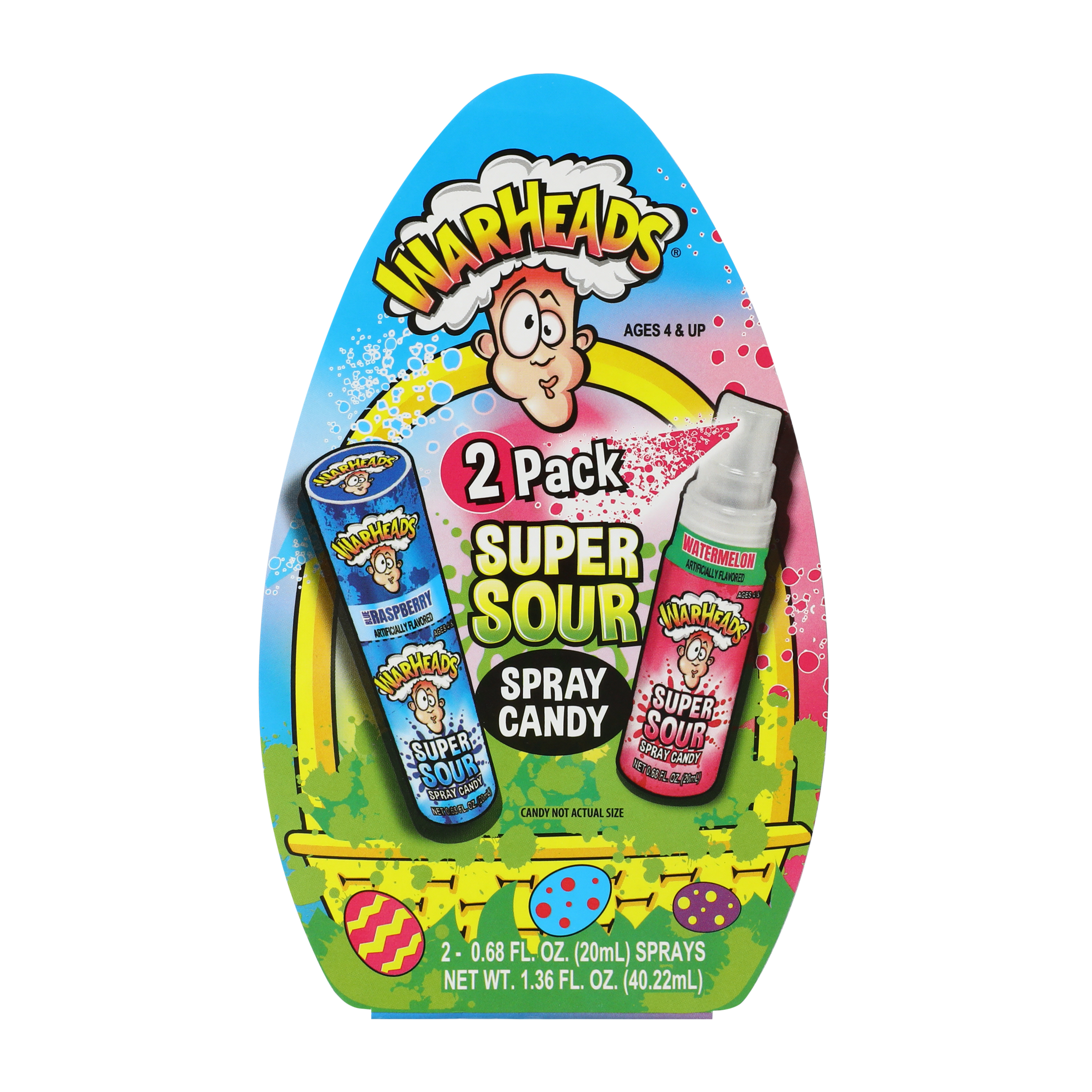 Warheads® Super Sour Spray Candy 2-Pack 1.3oz
