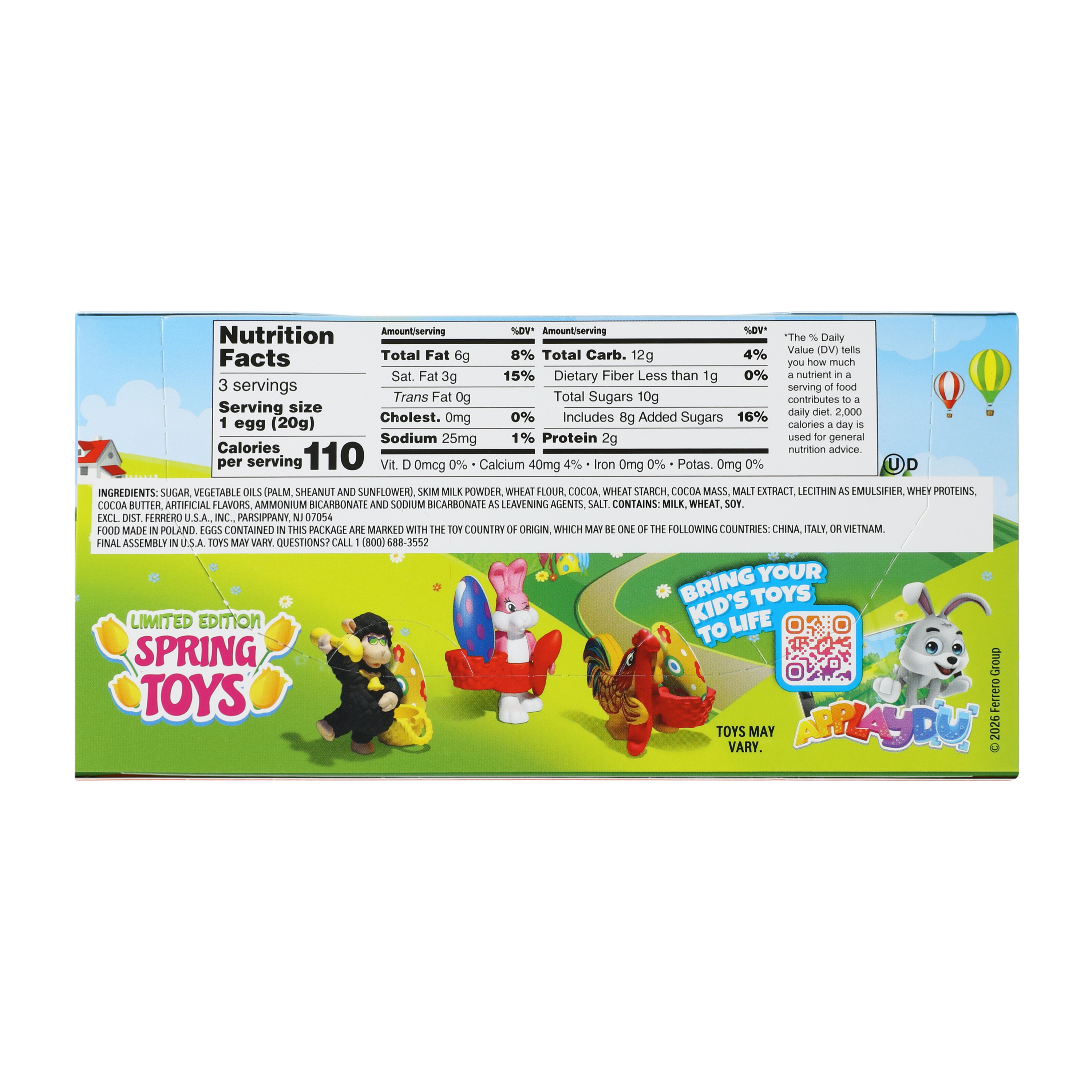 Kinder Joy Chocolate Limited Edition Spring 3-Pack