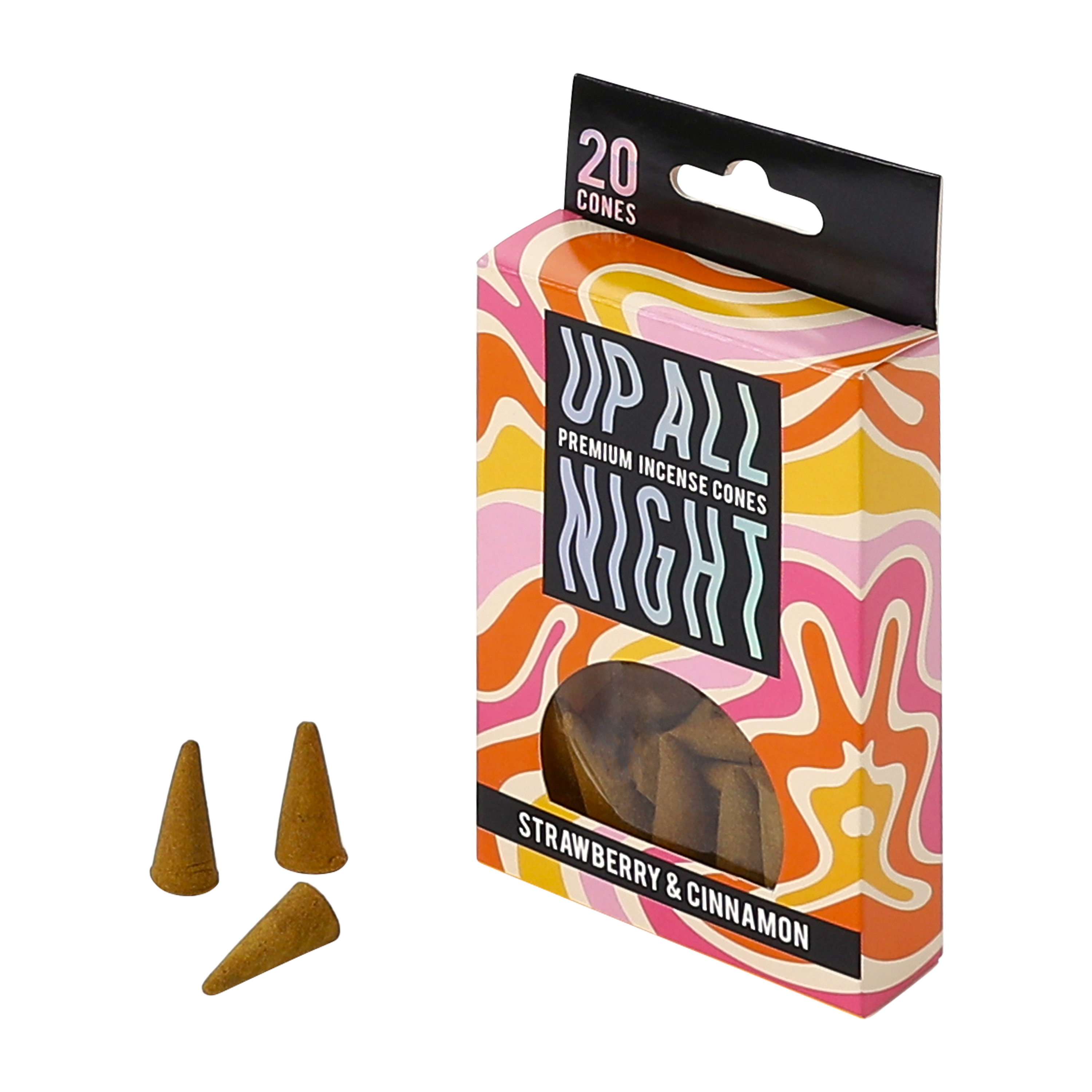 Up All Night Premium Incense Cones 20-Pack