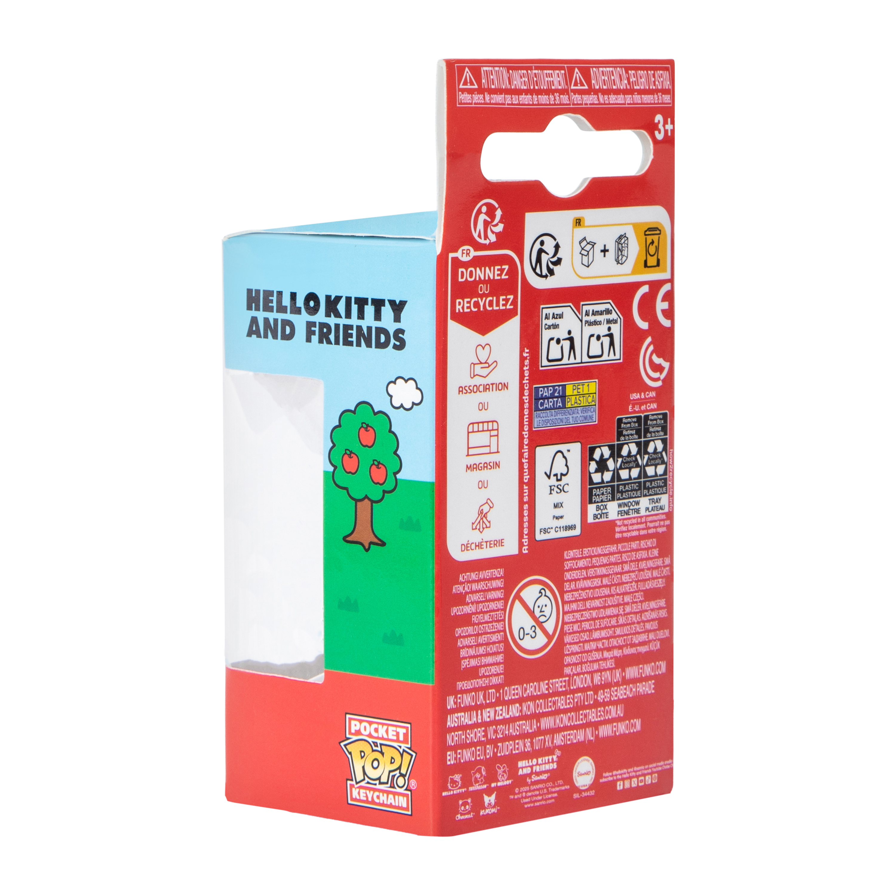 Funko Pop!® Hello Kitty And Friends® Vinyl Figure Keychain