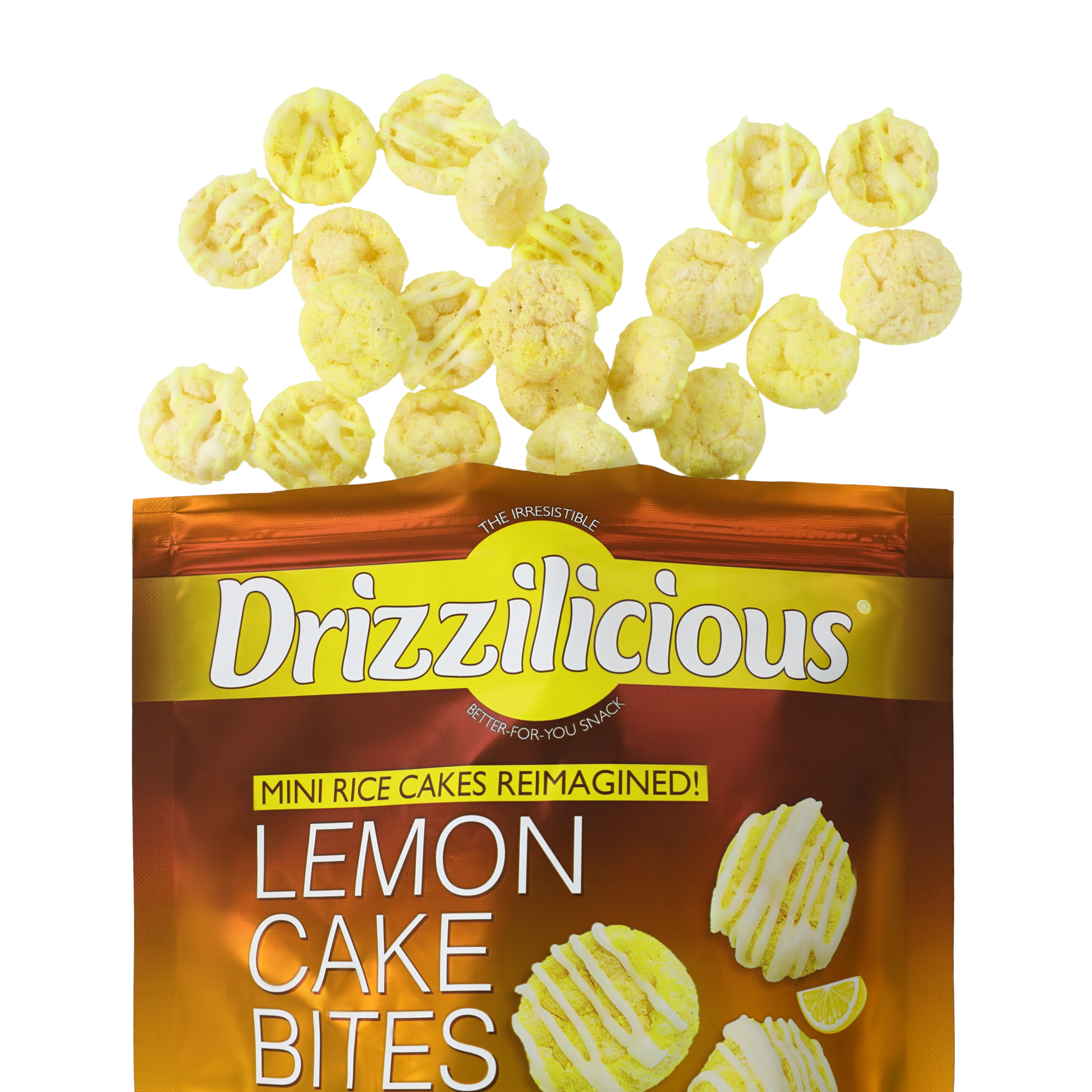 Drizzilicious® Lemon Cake Bites Rice Cakes 4oz