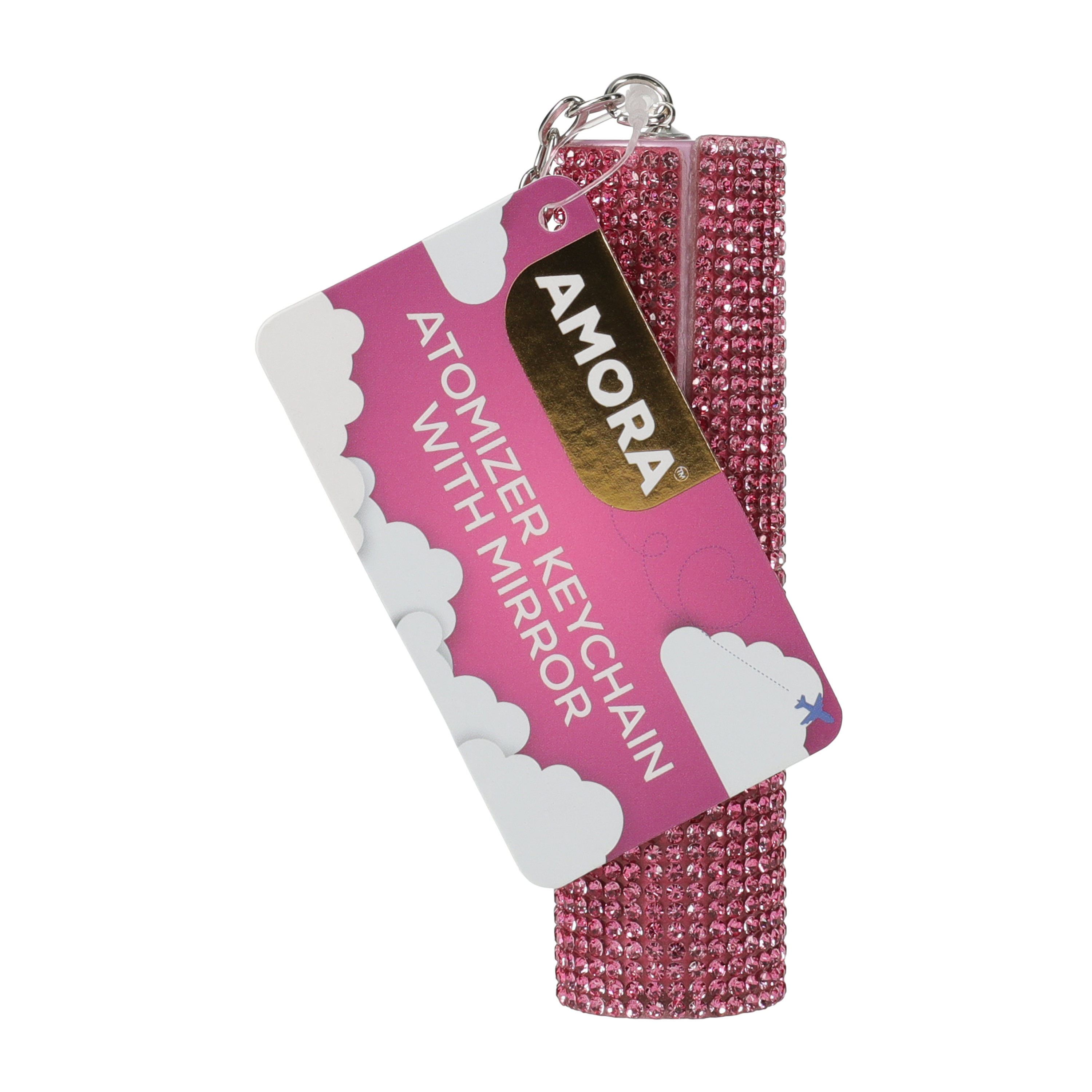 Amora™ Atomizer Keychain With Mirror
