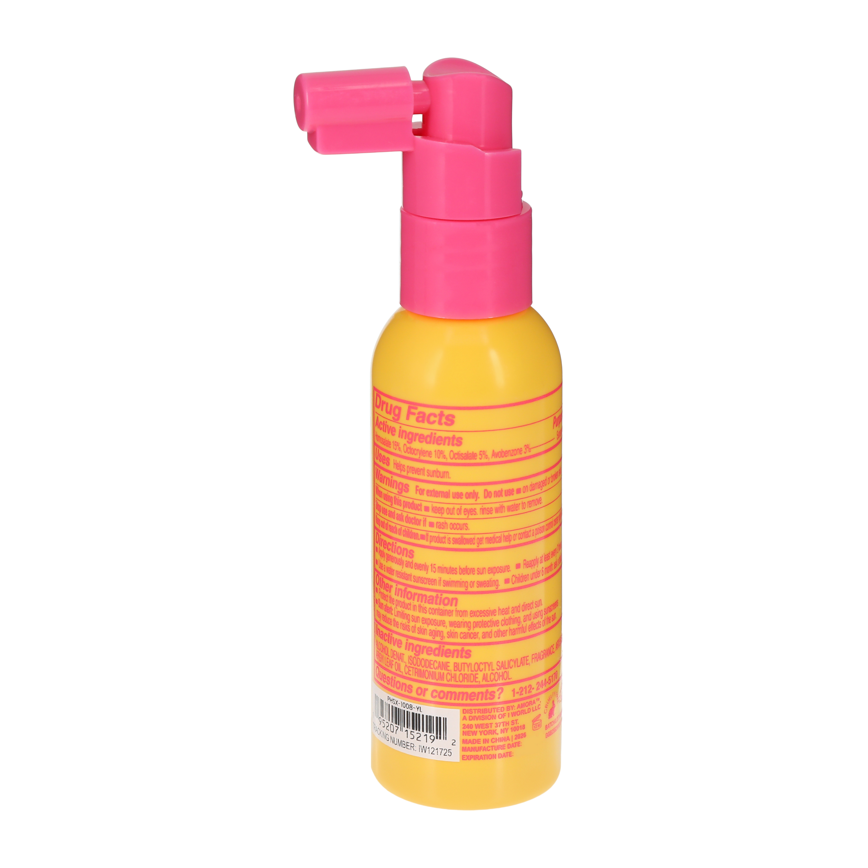 Pool Side™ Hot Head Sunscreen Mist 1.9oz