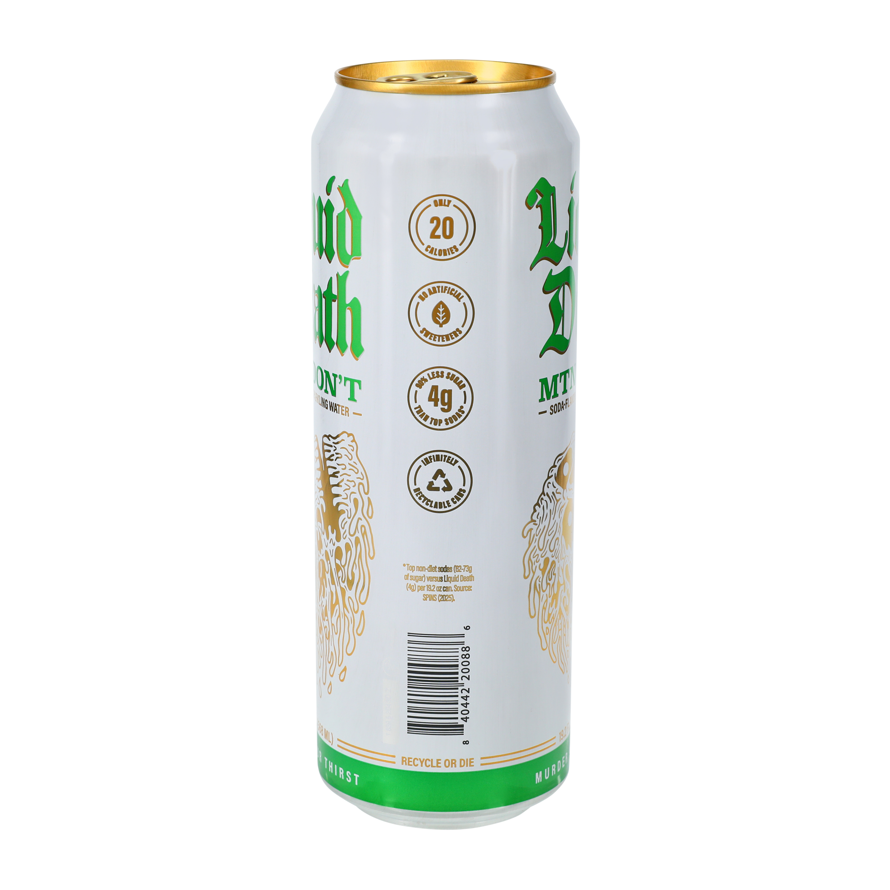 Liquid Death Mtn Don't Sparkling Water 19.2oz