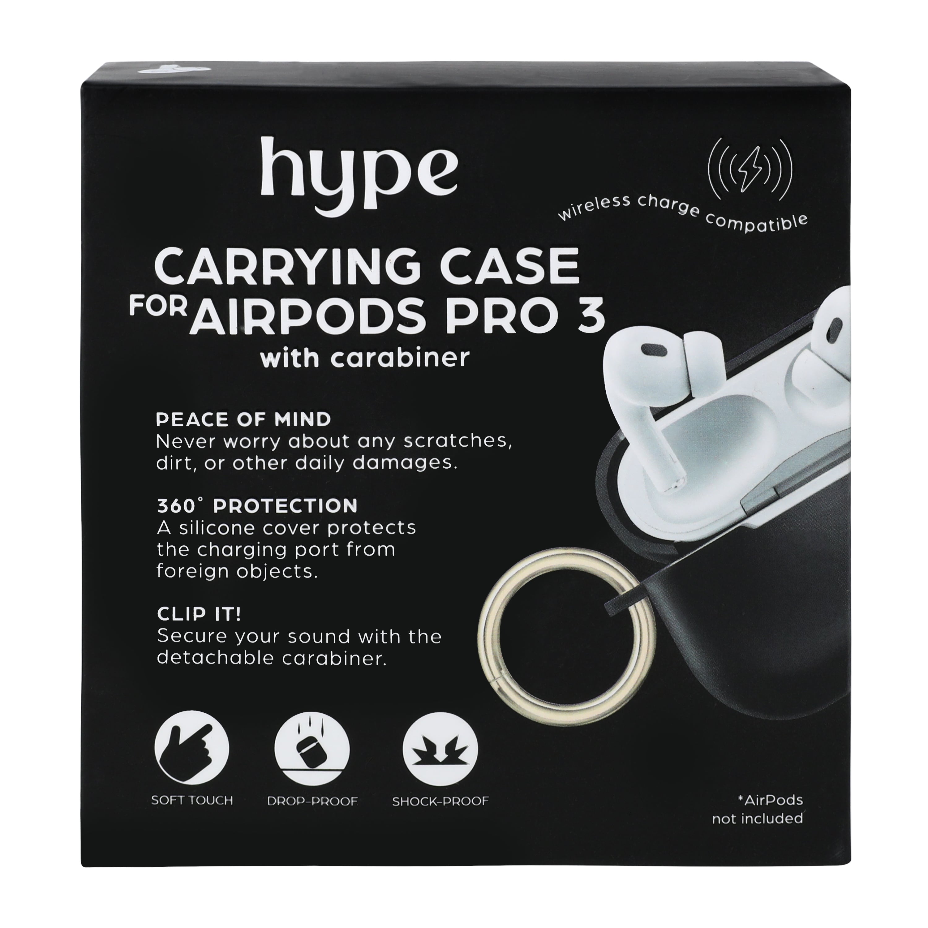 Hype AirPods® 3 Carrying Case With Carabiner