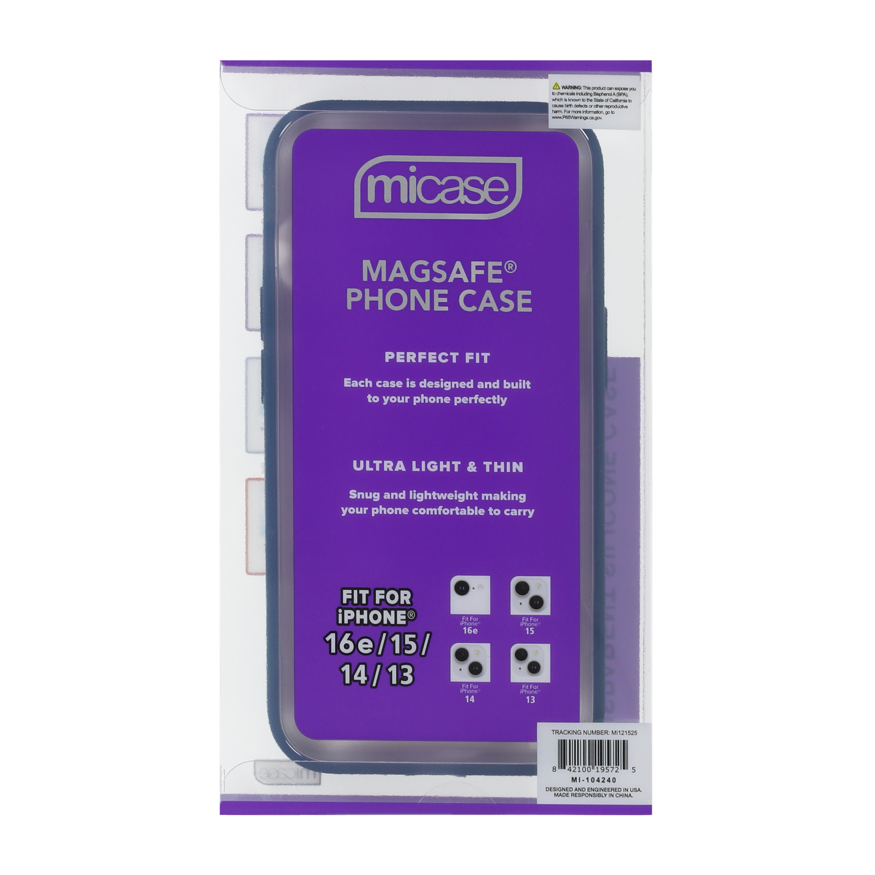 iPhone 15® MagSafe® Transparent Phone Case