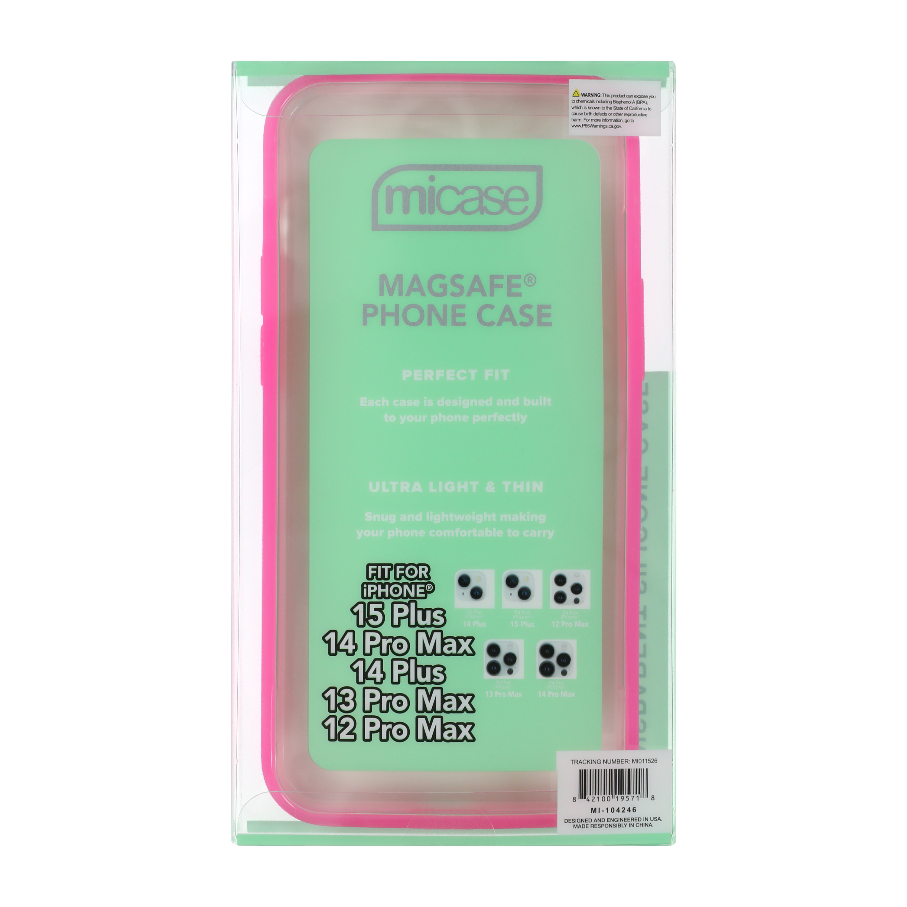iPhone 15Plus® Transparent Phone Case