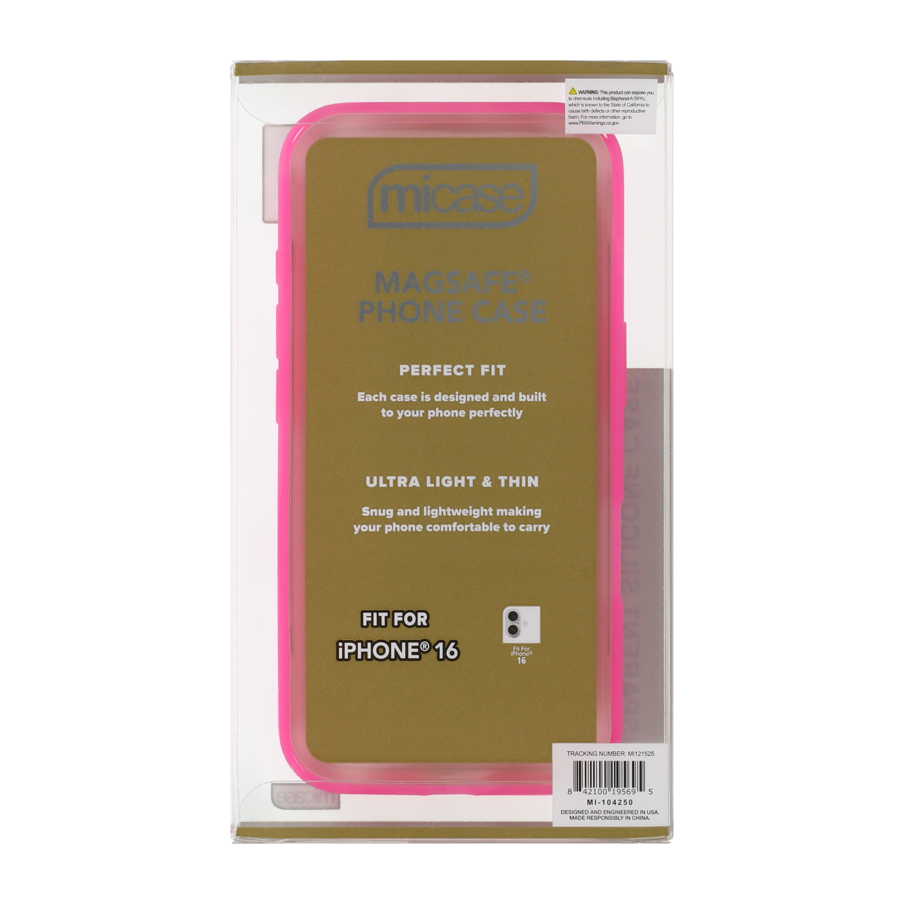 iPhone 16® MagSafe® Transparent Phone Case