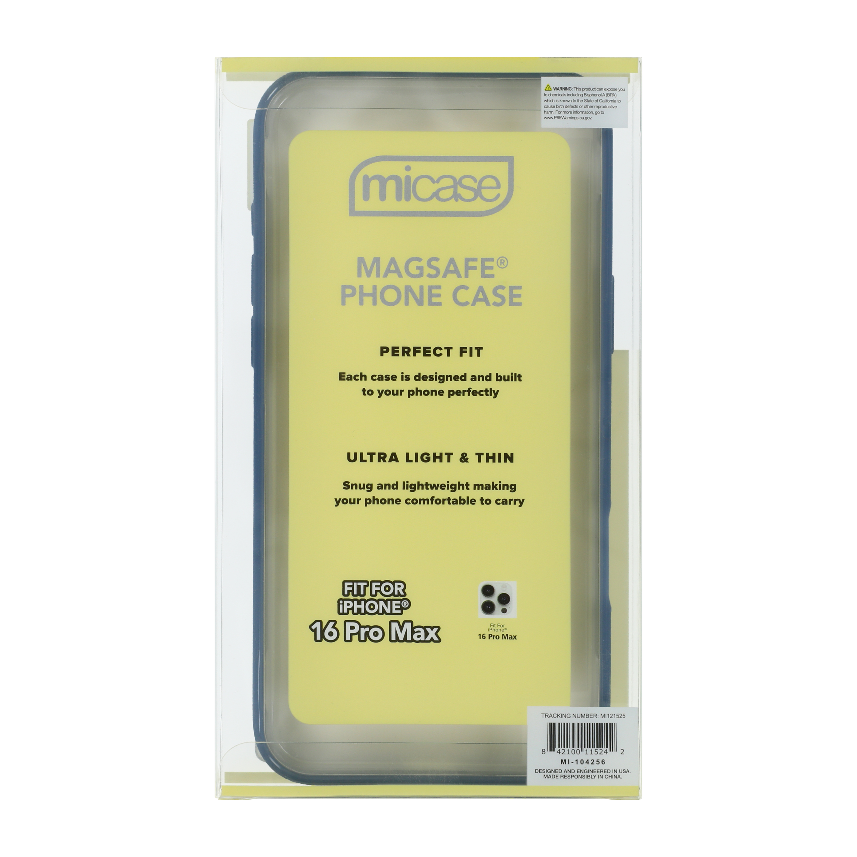 iPhone 16 Pro Max® MagSafe® Transparent Phone Case