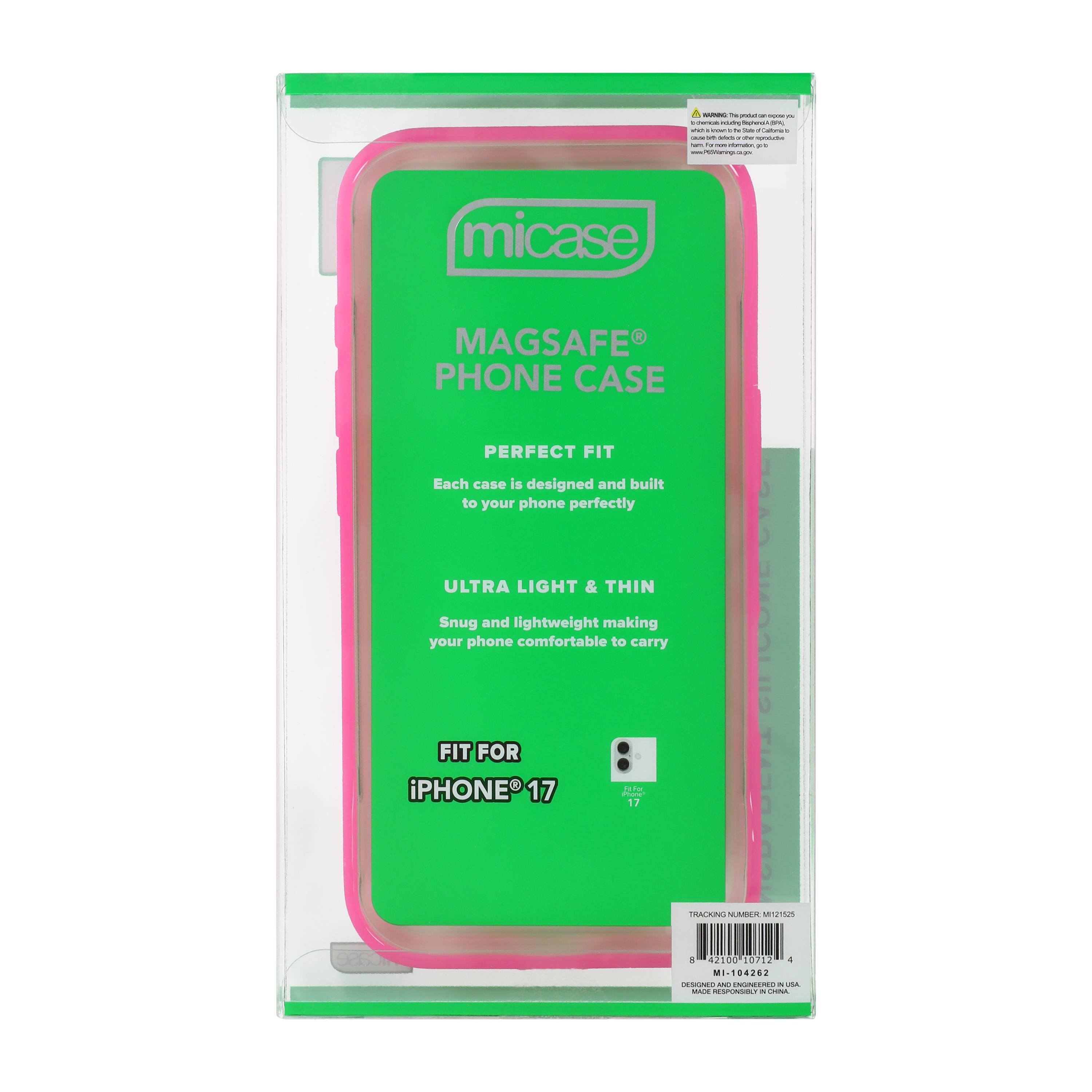 iPhone 17® Silicone MagSafe® Compatible Phone Case