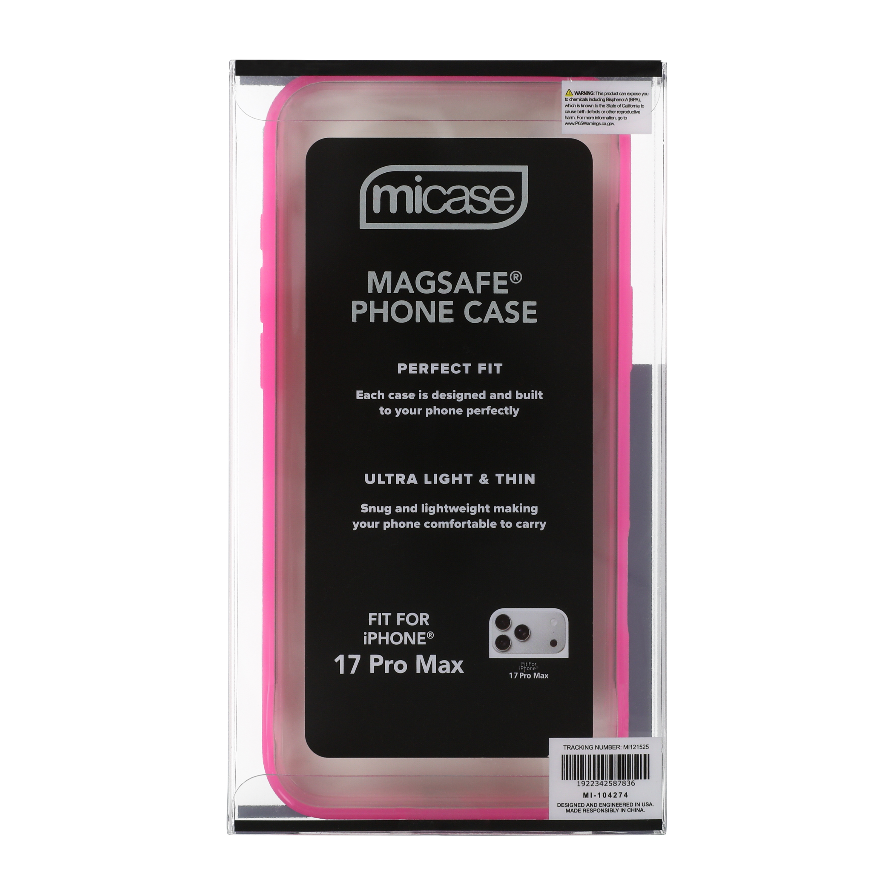 iPhone 17 Pro Max® MagSafe® Transparent Silicone Case