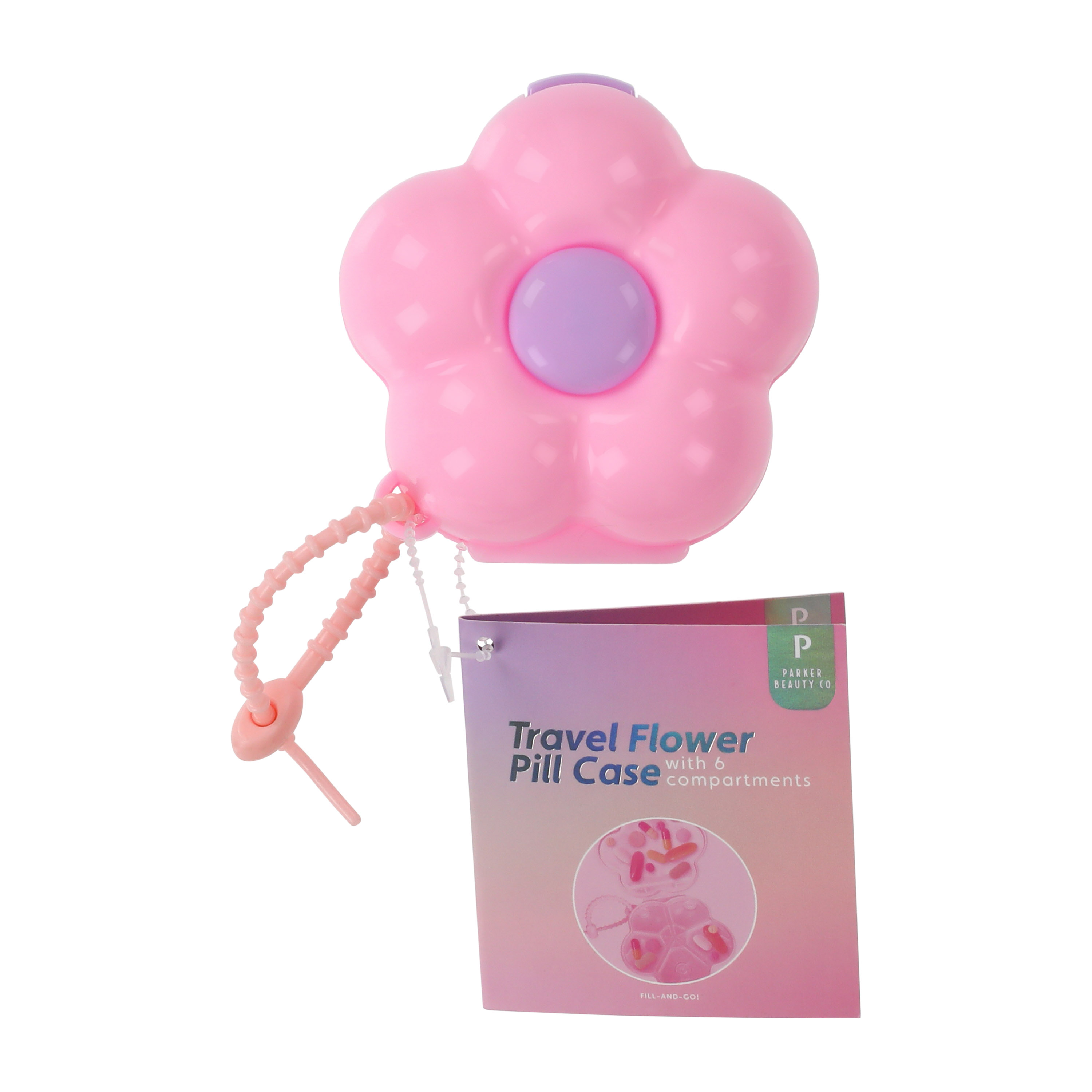 Travel Flower Pill Case