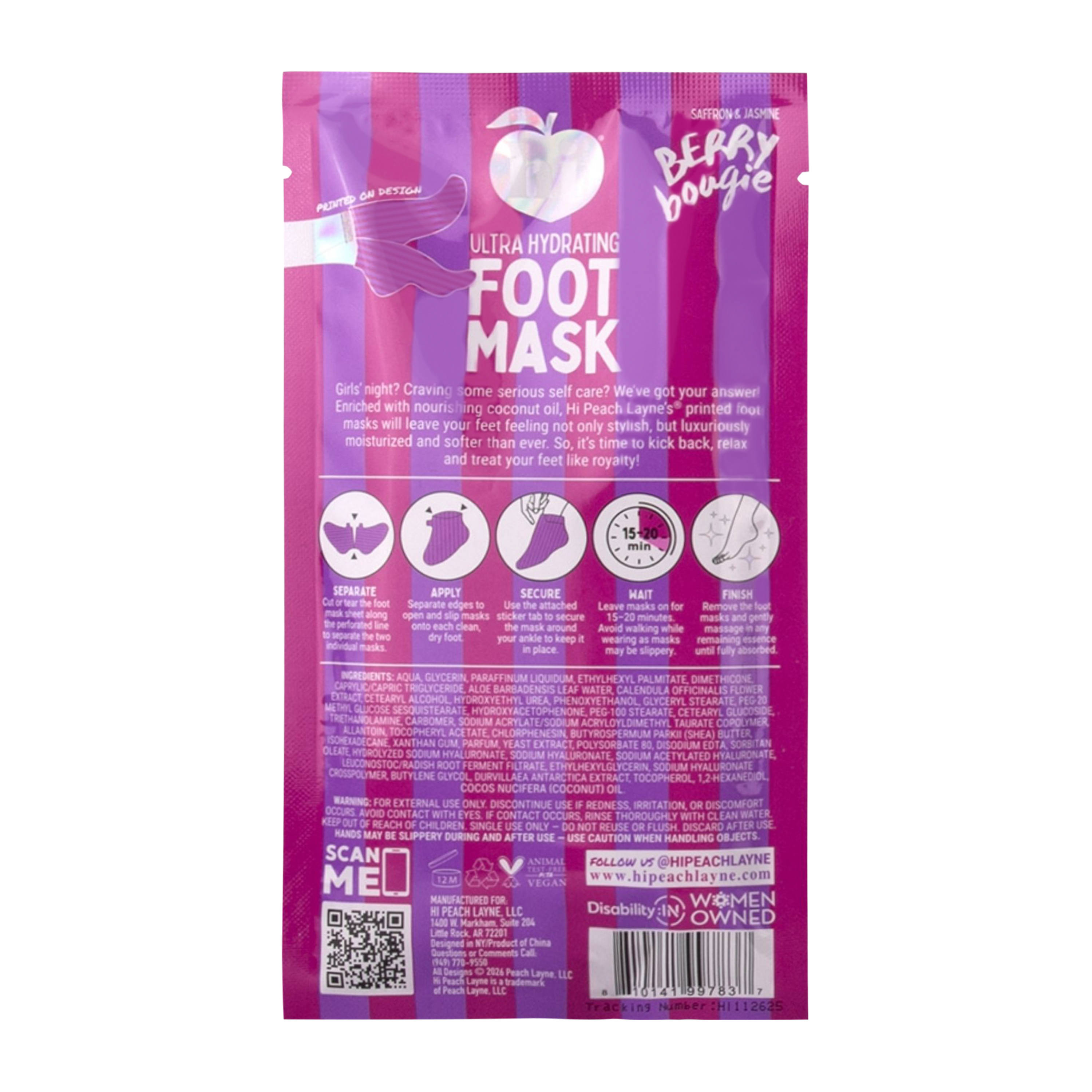Hi Peach Layne® Ultra Hydrating Hand Mask