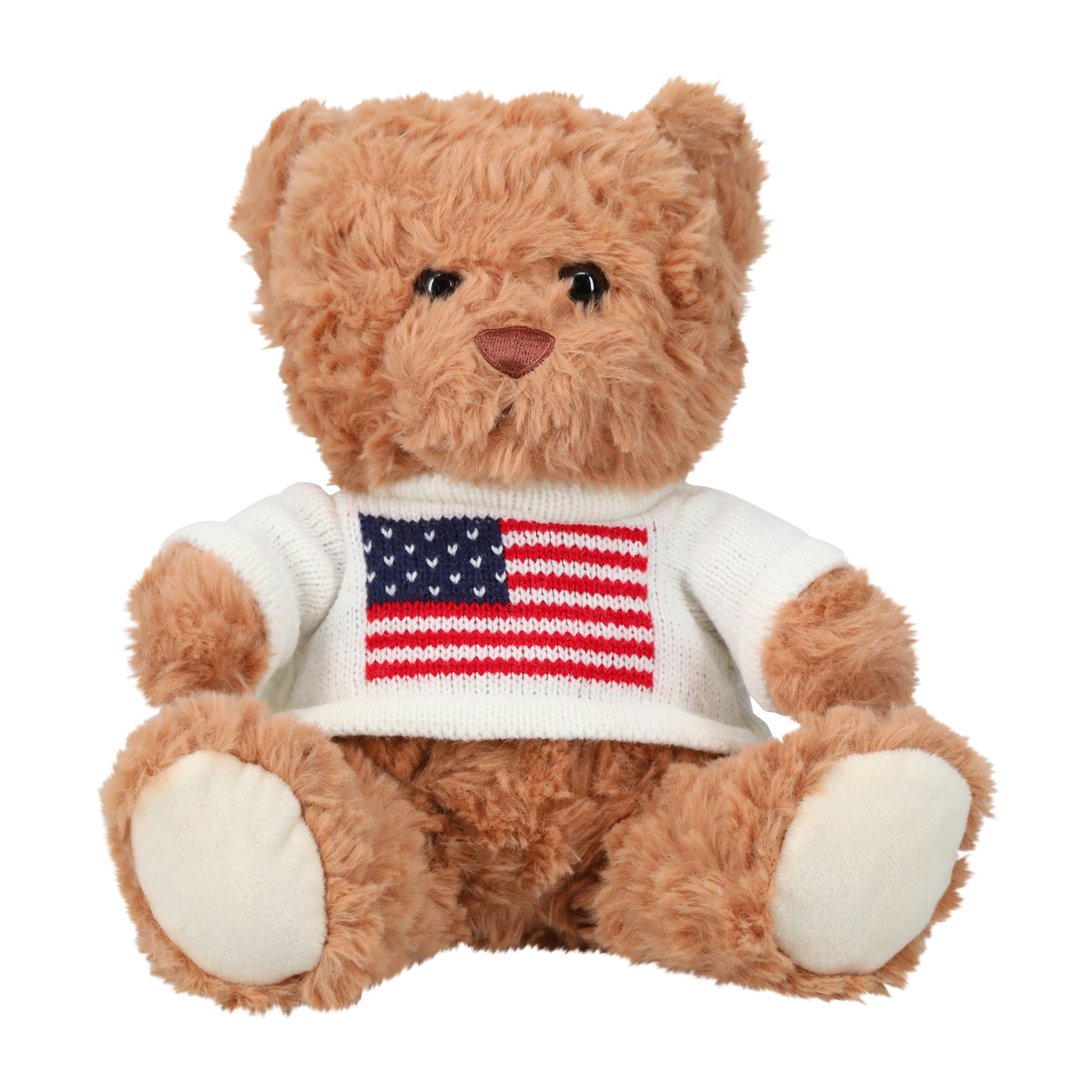 Cute & Cuddly Flag Sweater Bear Plush