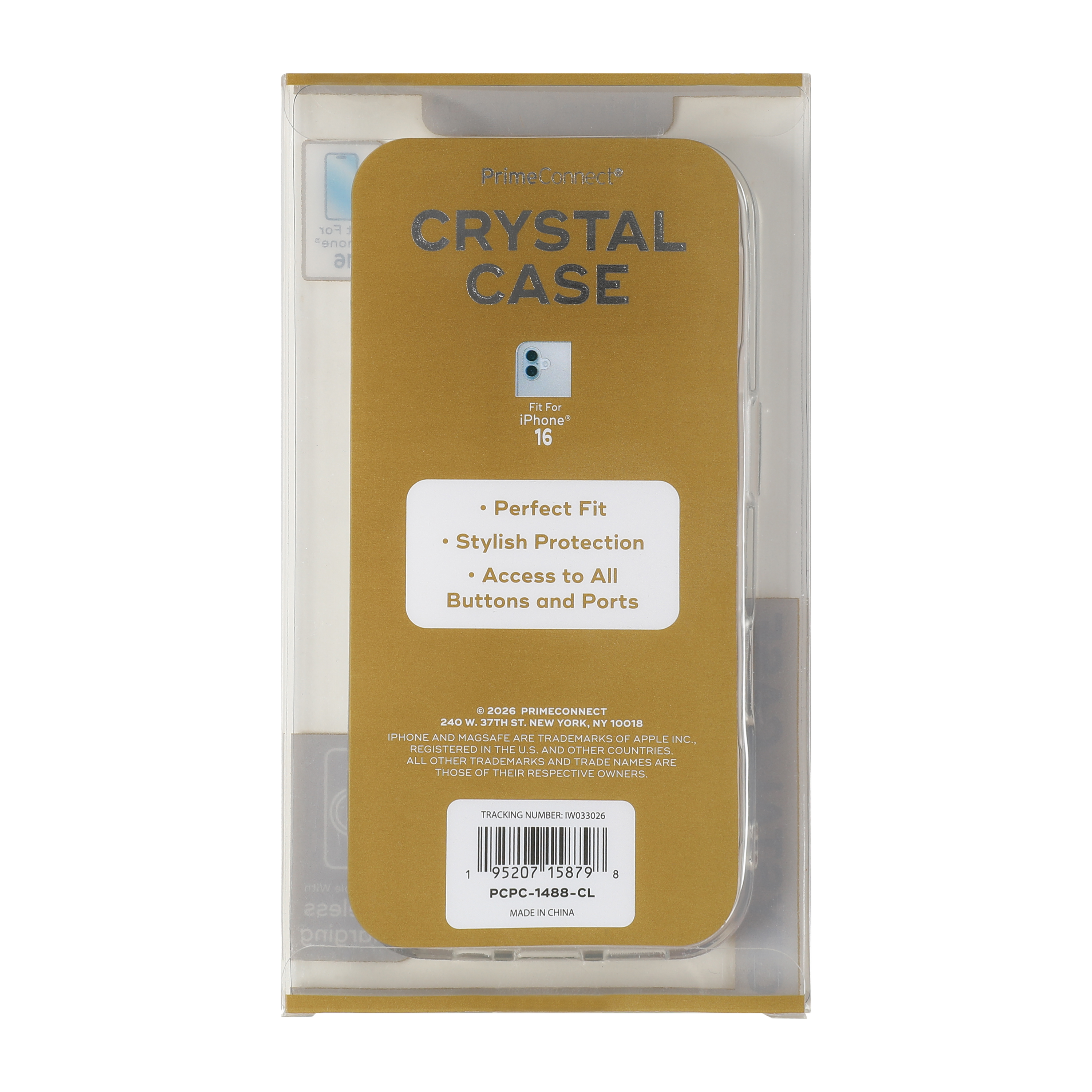 iPhone 16® Crystal Phone Case - MagSafe® Compatible