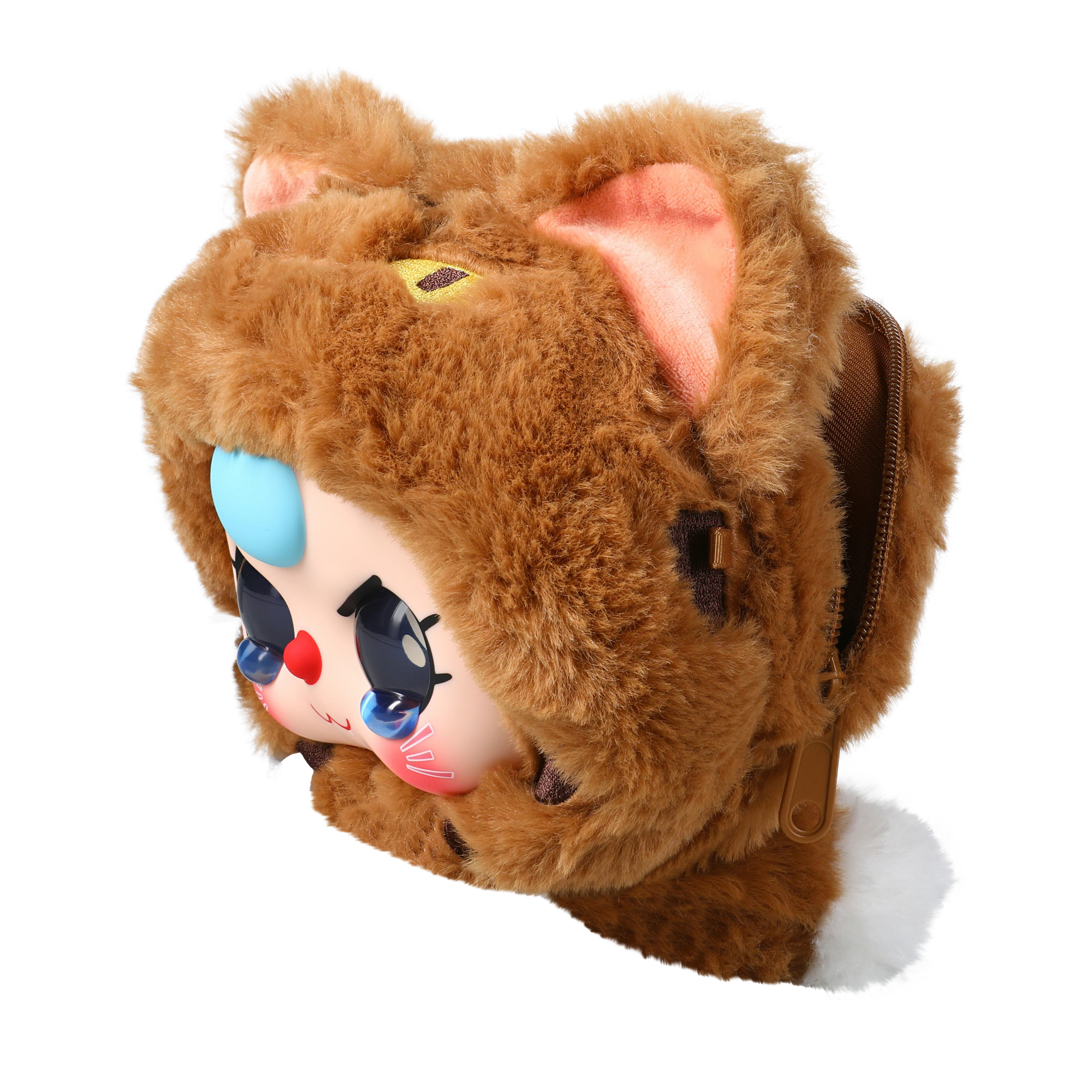 Baby Three Fortune Cat Zipper Bag (Styles May Vary)