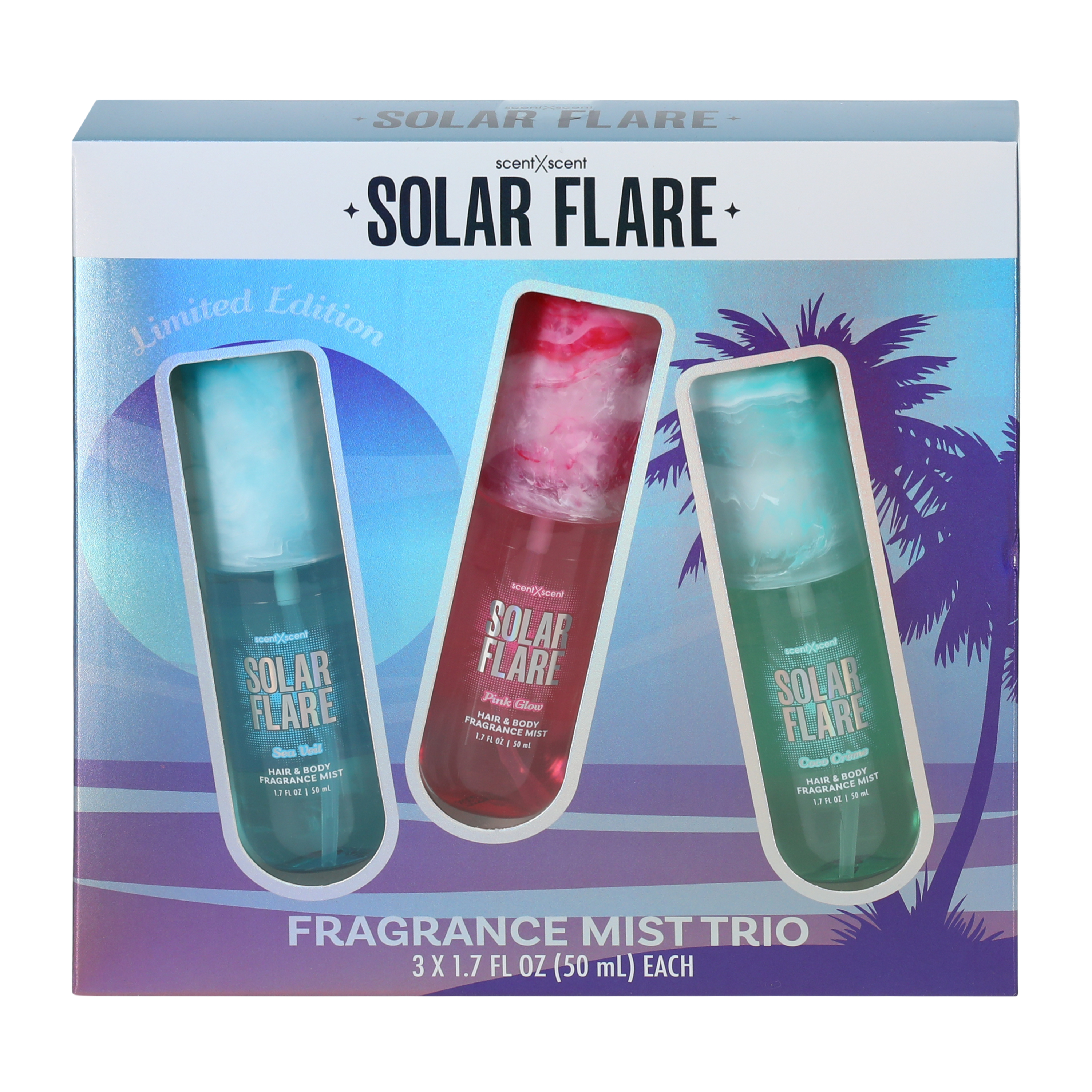 ScentXScent Solar Flare Limited Edition Fragrance Mist Trio Pack
