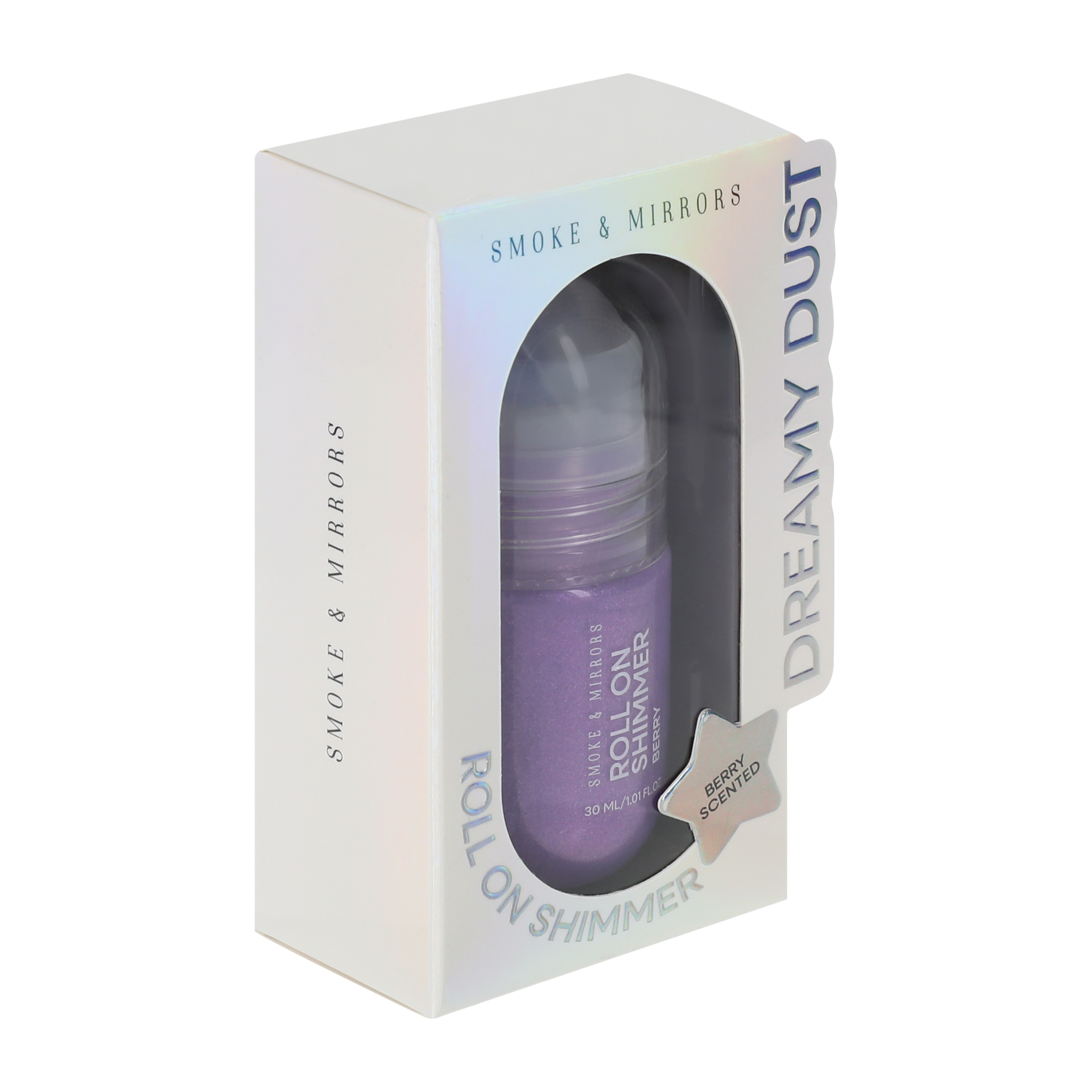 Smoke & Mirrors Berry Dreamy Dust Roll-On Shimmer 1oz
