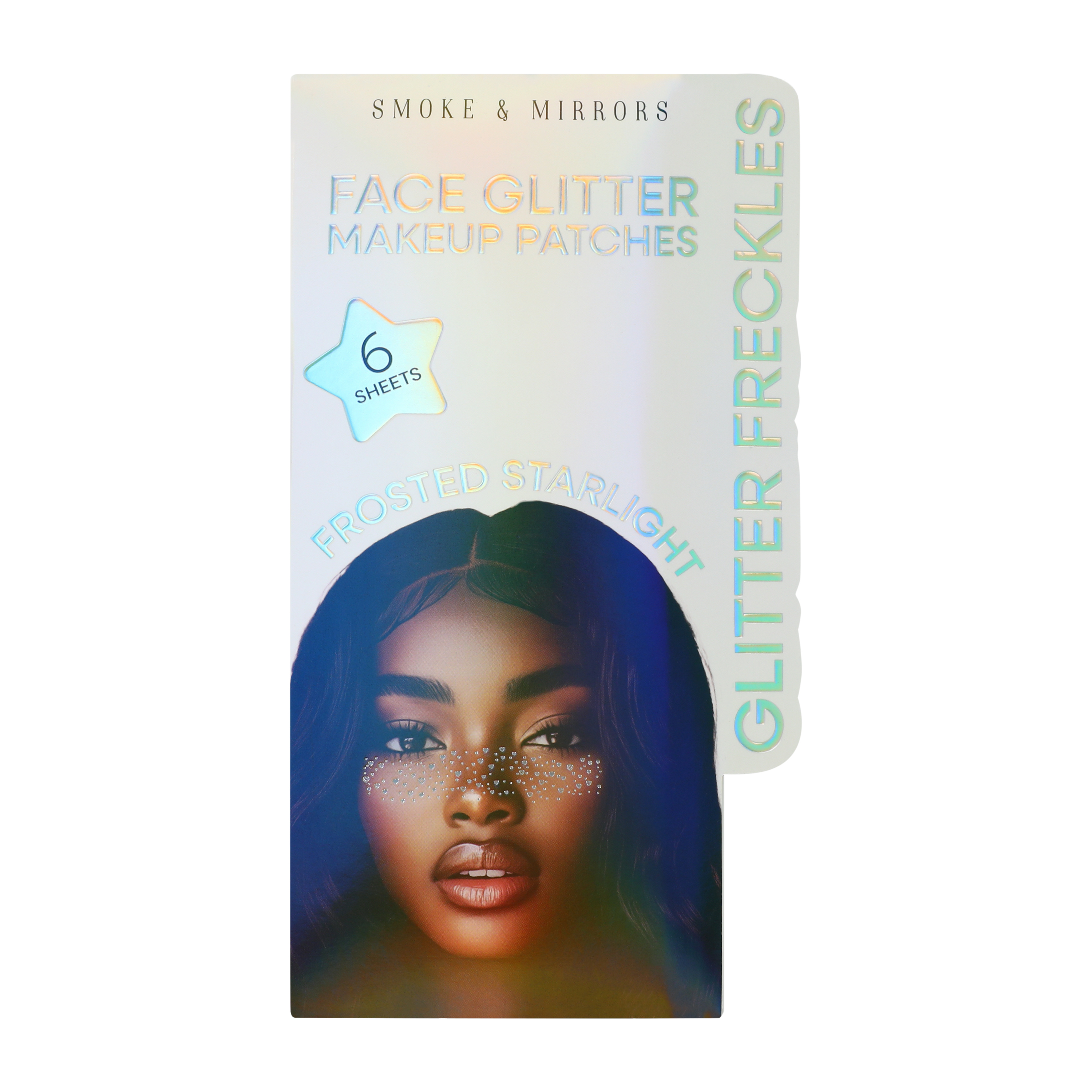 Smoke & Mirrors Glitter Freckles Frosted Starlight Face Glitter Makeup Patches 6-Sheets