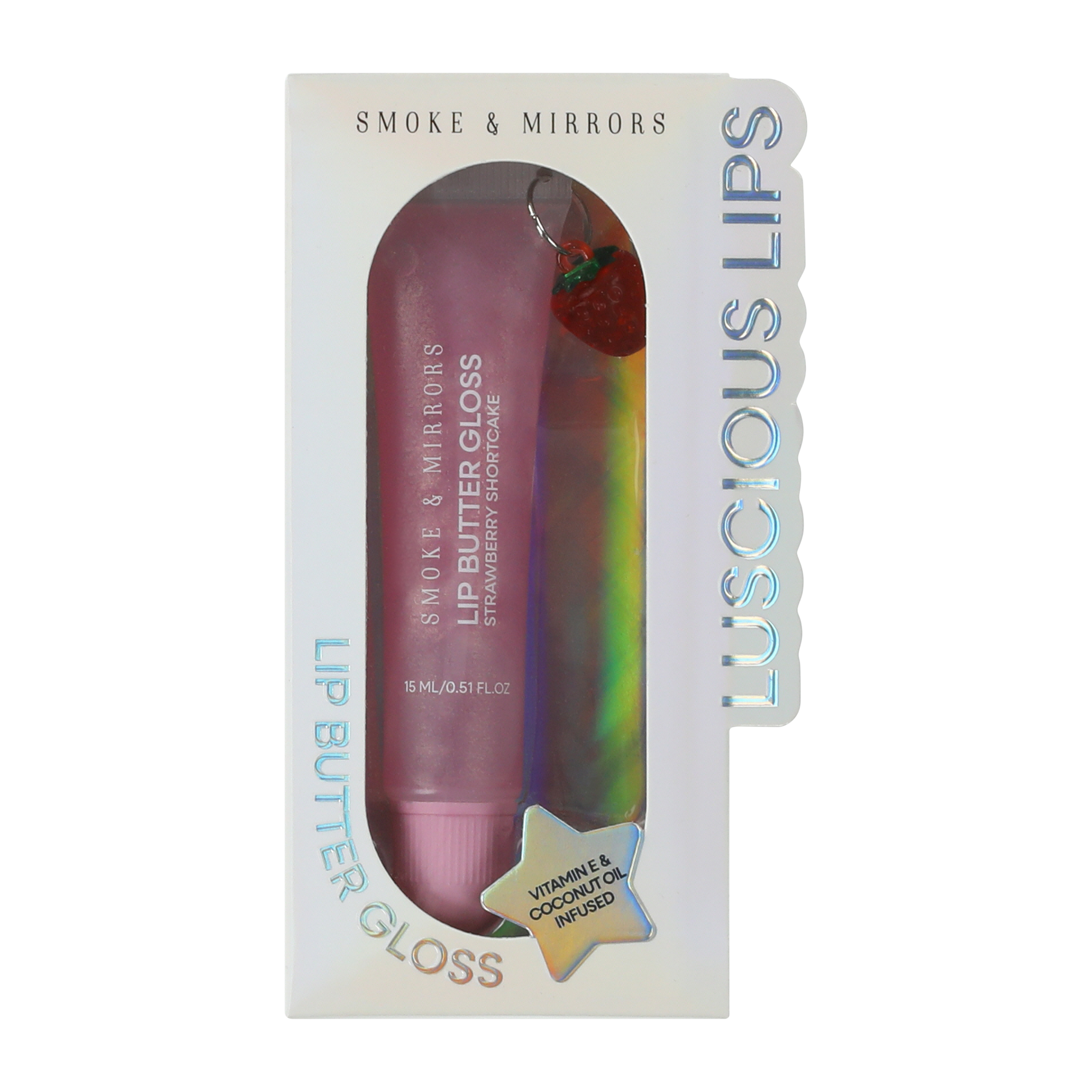 Smoke & Mirrors Luscious Lips Strawberry Shortcake Lip Butter Gloss 0.5oz