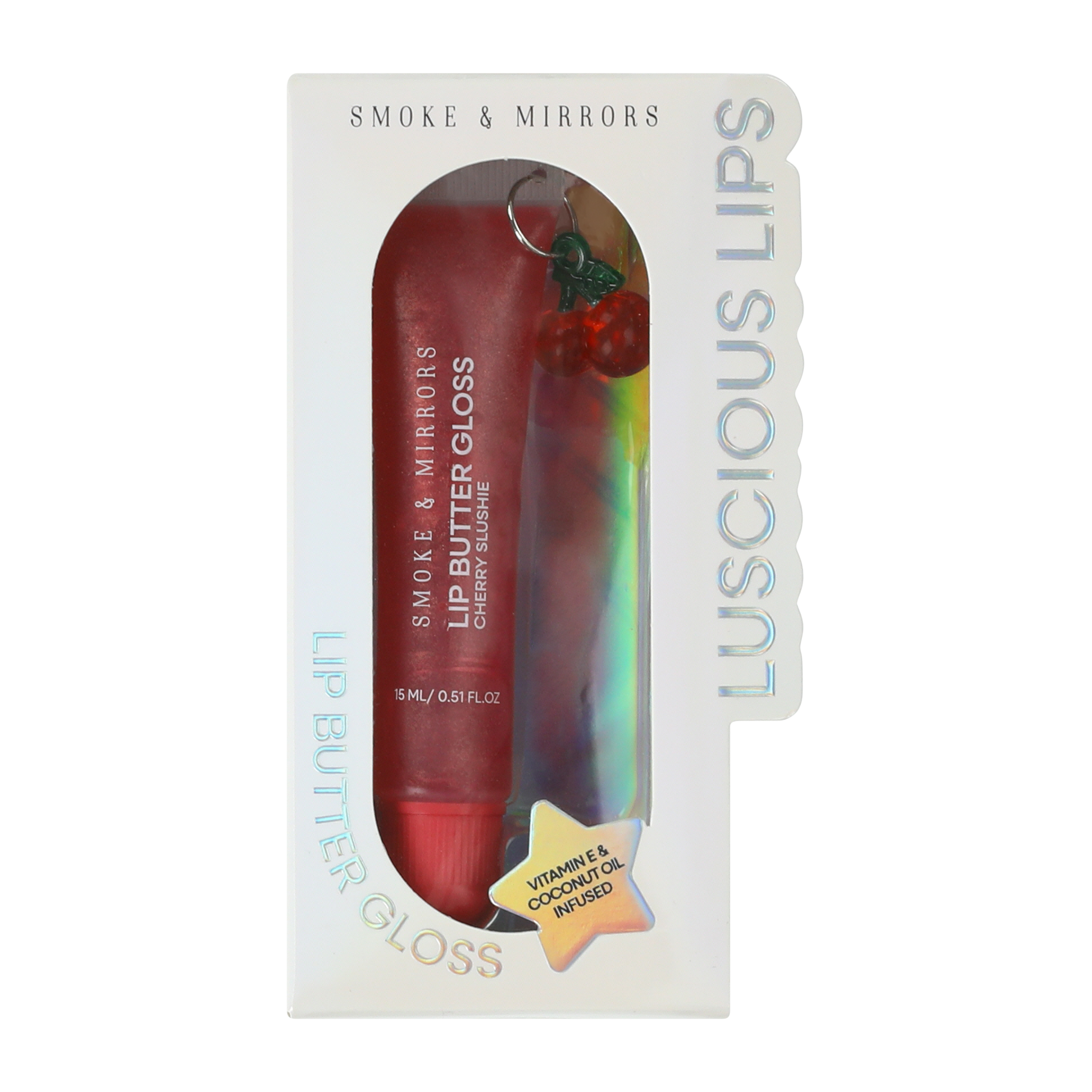 Smoke & Mirrors Luscious Lips Cherry Slushie Lip Butter Gloss 0.5oz