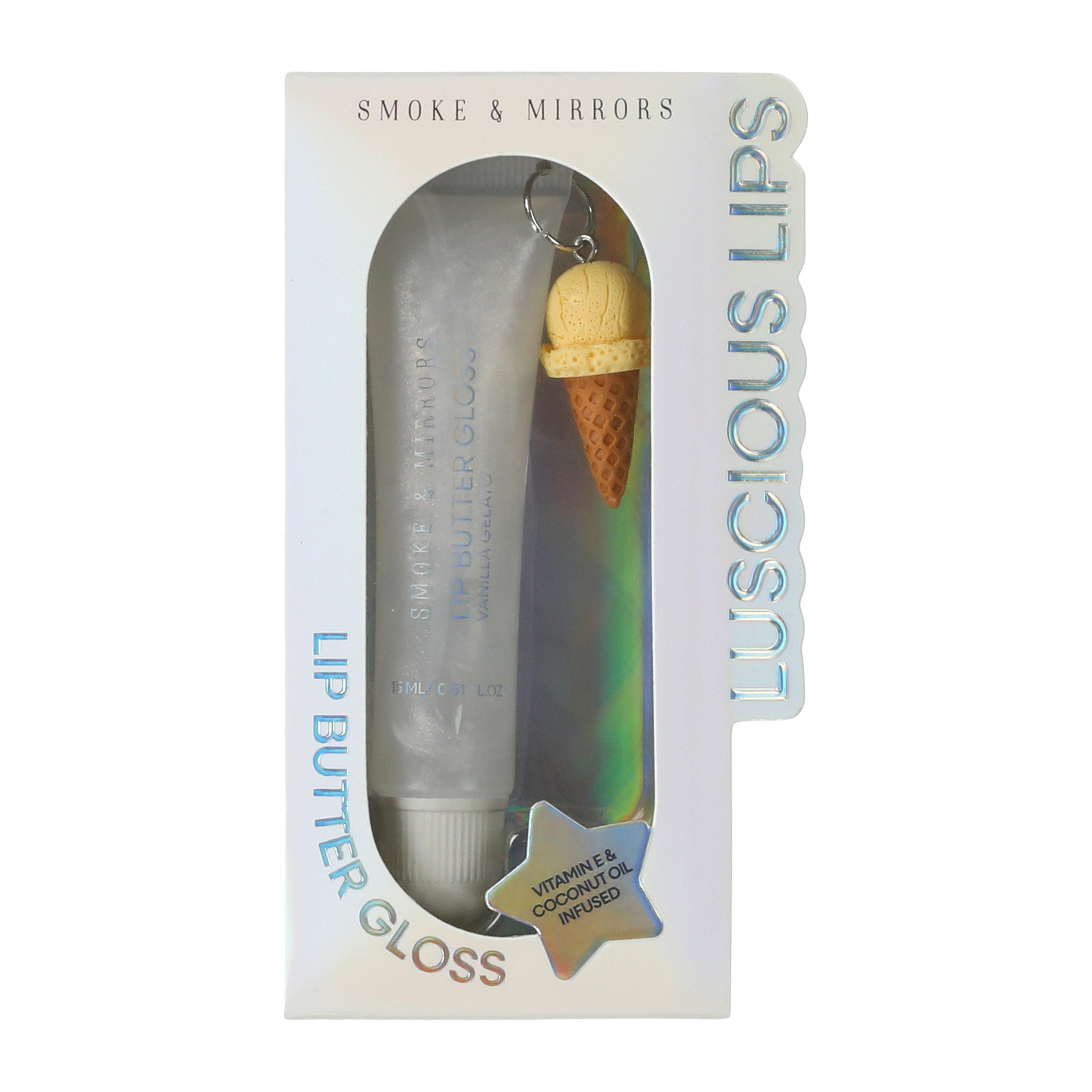 Smoke & Mirrors Luscious Lips Vanilla Gelato Lip Butter Gloss 0.5oz