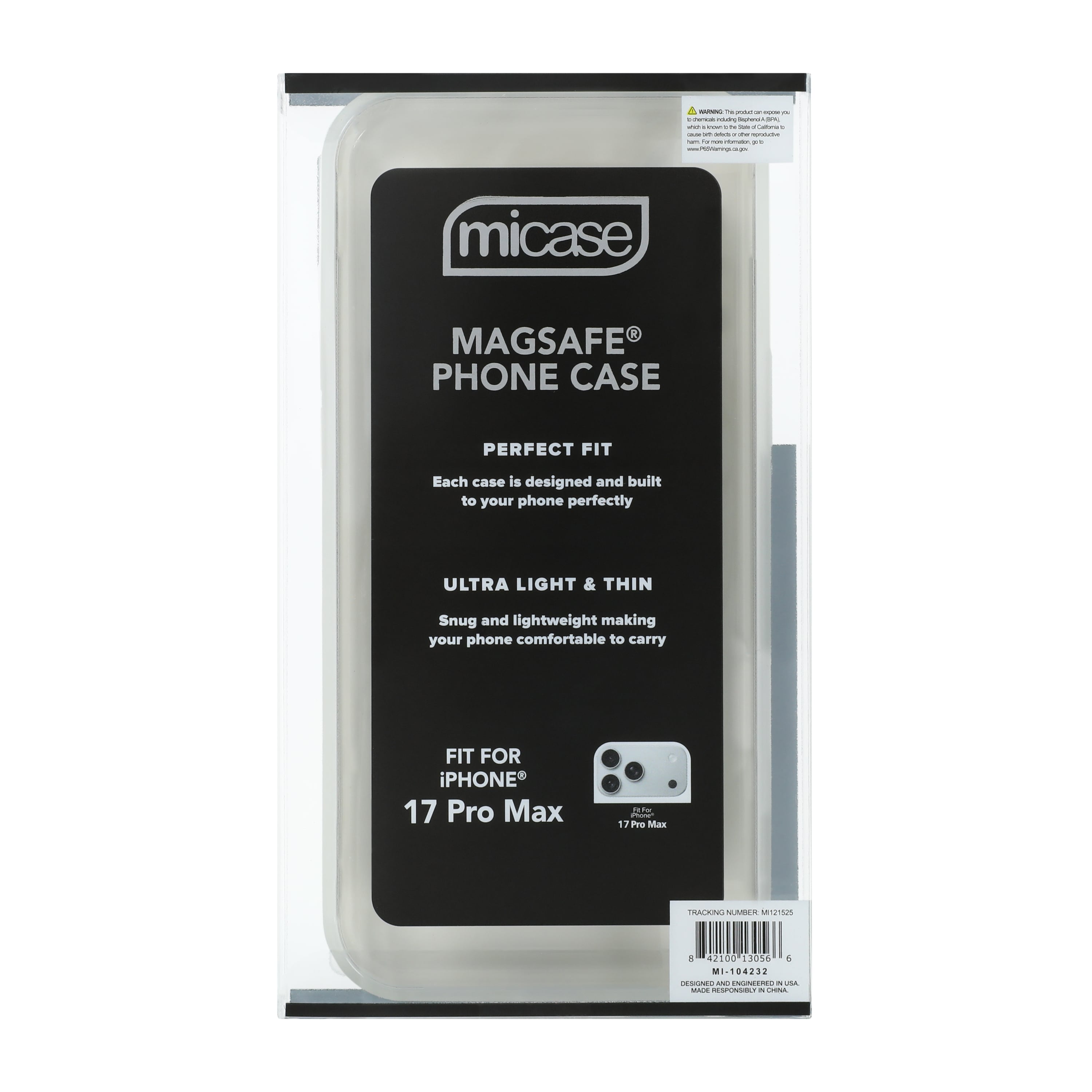 iPhone 17 Pro Max® MagSafe® Compatible Tempered Phone Case