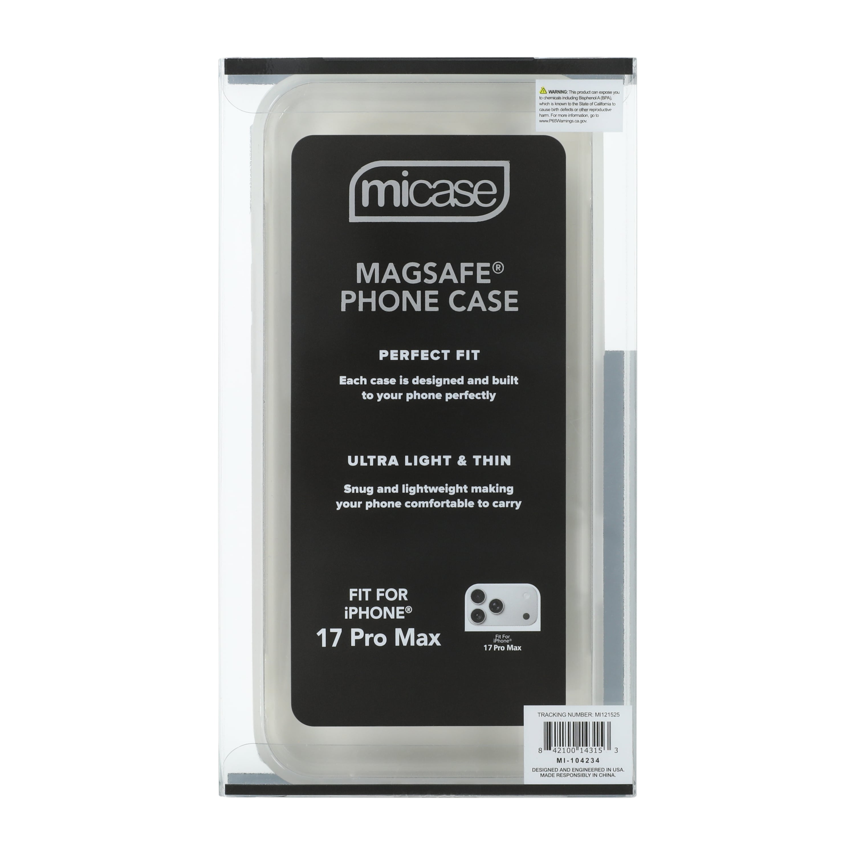 iPhone 17 Pro Max® MagSafe® Compatible Tempered Phone Case