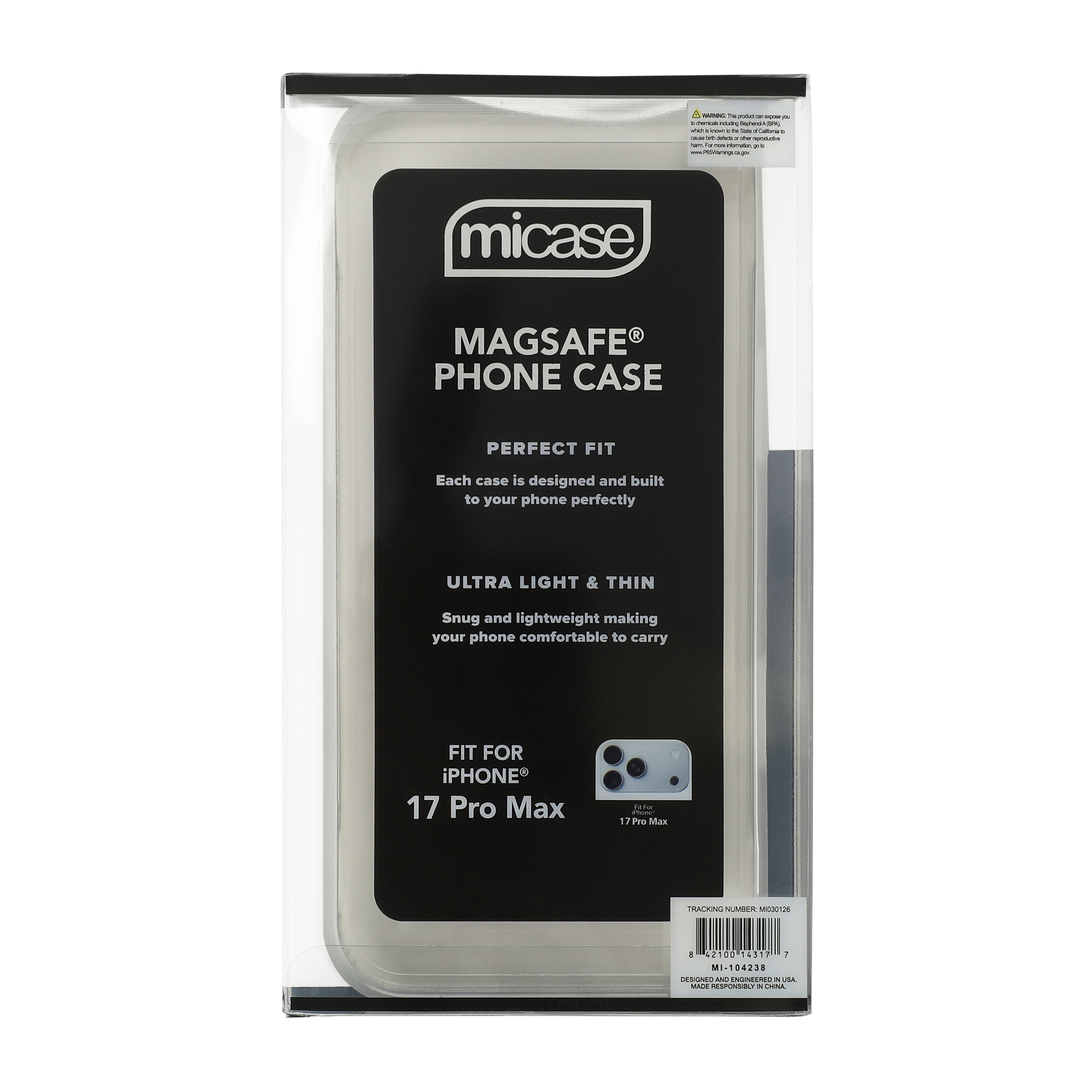 iPhone 17 Pro Max® MagSafe® Compatible Tempered Phone Case