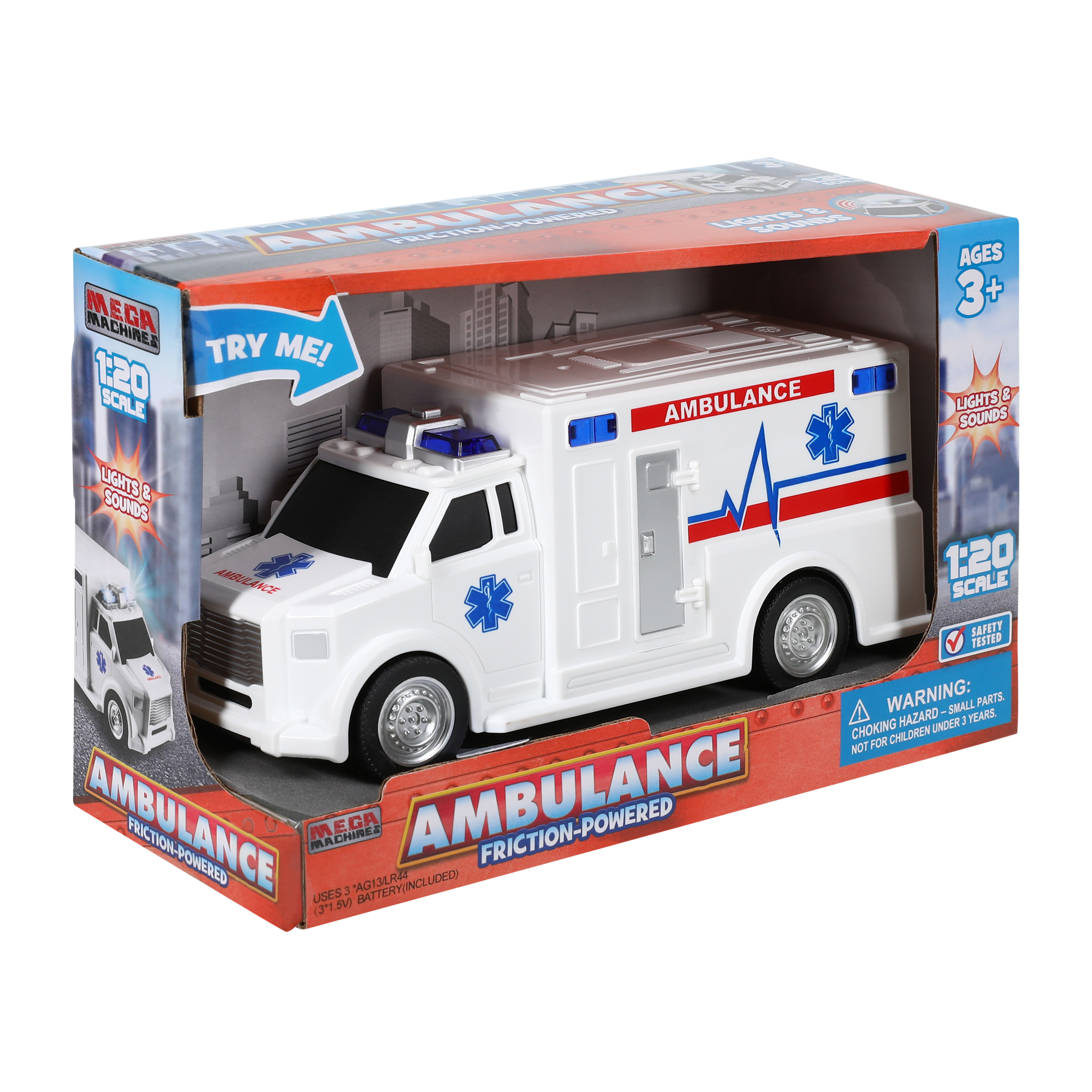 Mega Machines Friction-Powered Vehicle Toy