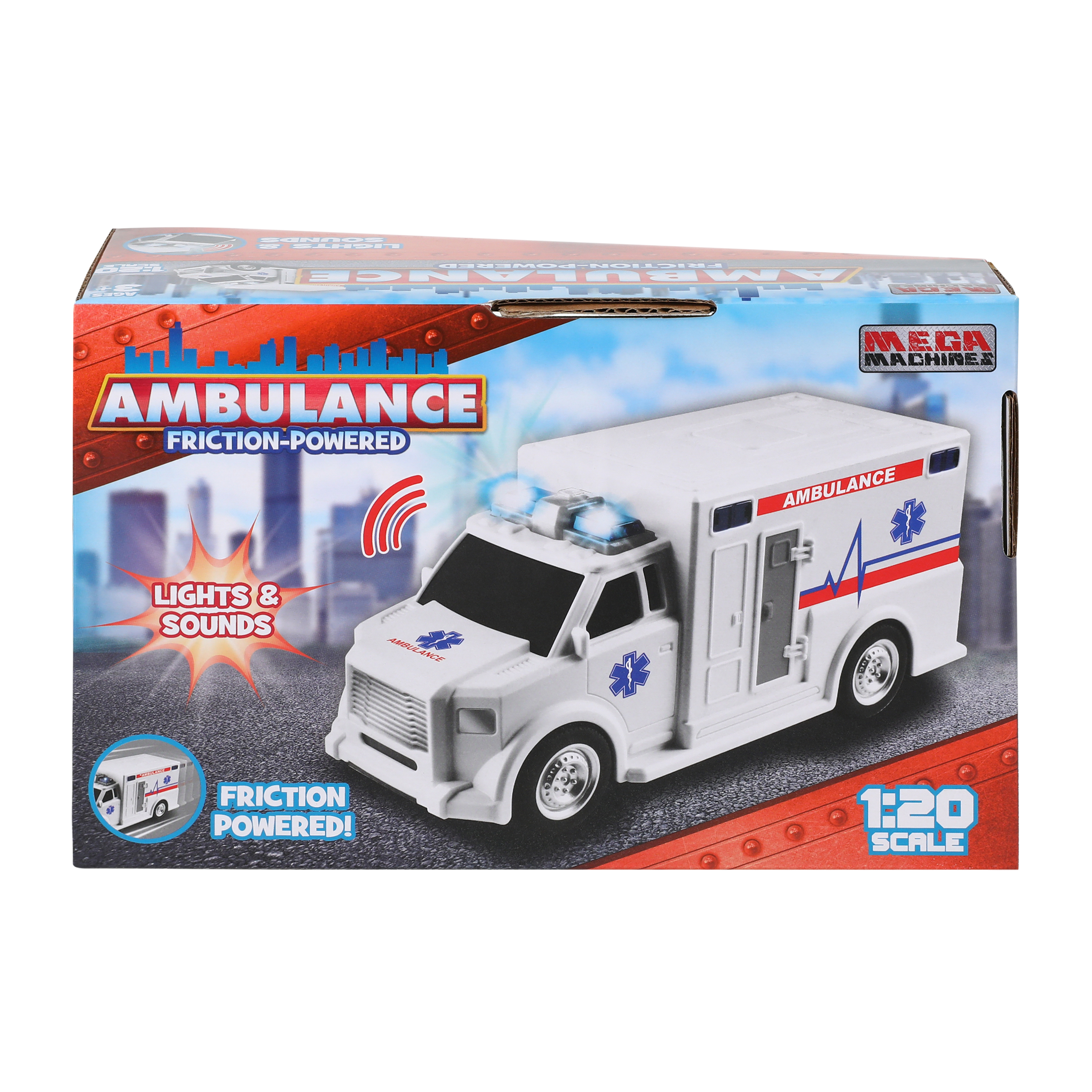 Mega Machines Friction-Powered Vehicle Toy