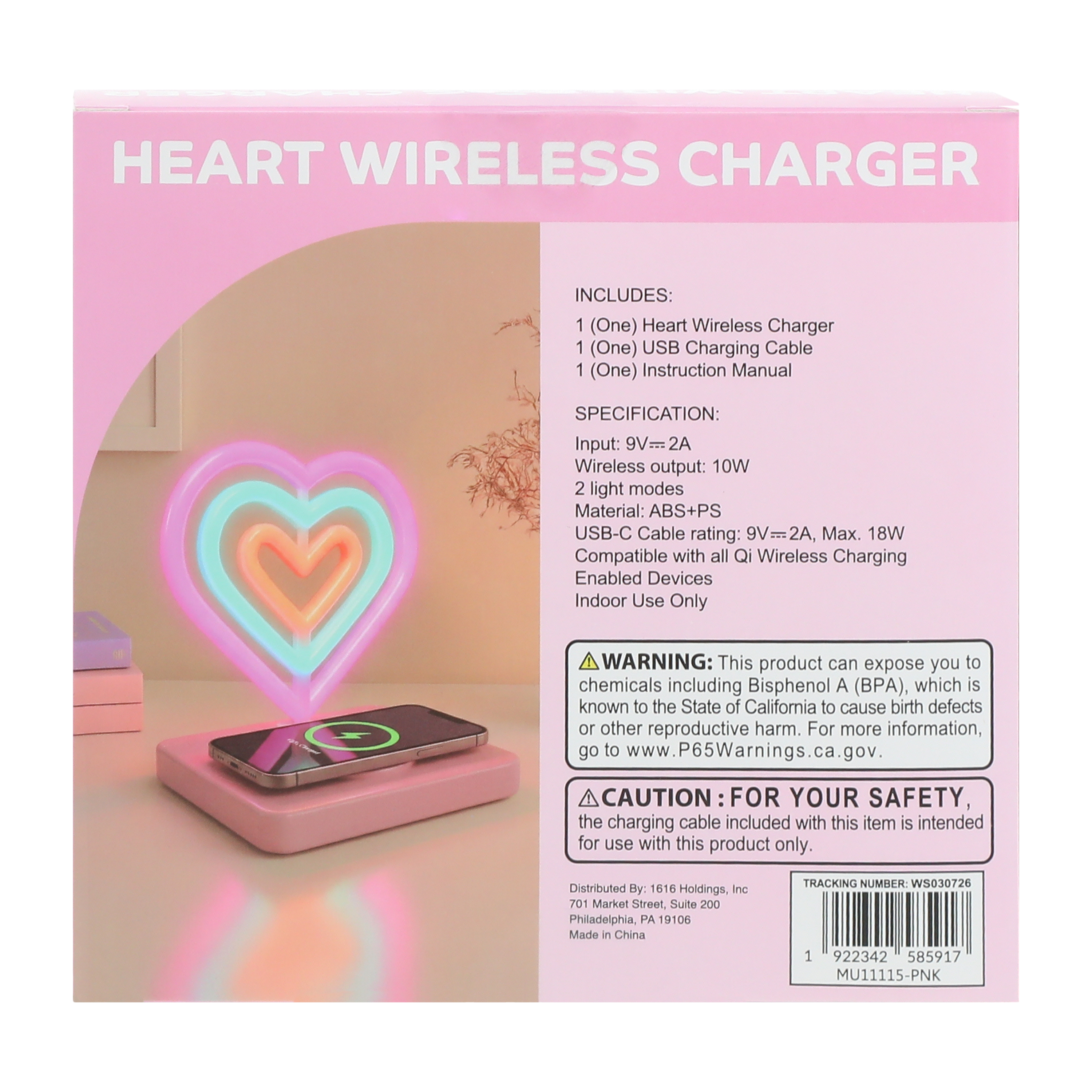 Cargador Inalambrico Corazon - Dale Power a Tu Celular 6